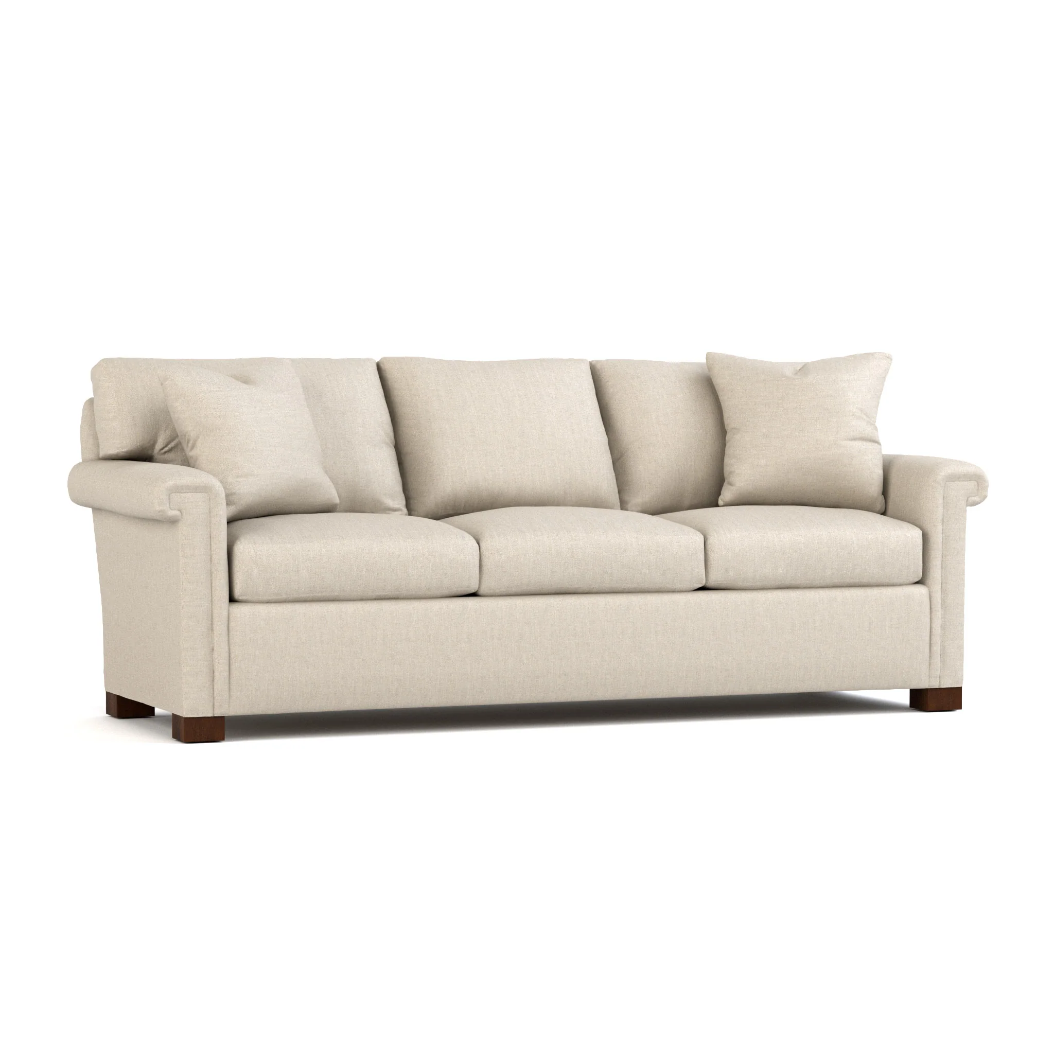 1000 Series Three-Cushion Sofa with Key Arm - Image 3