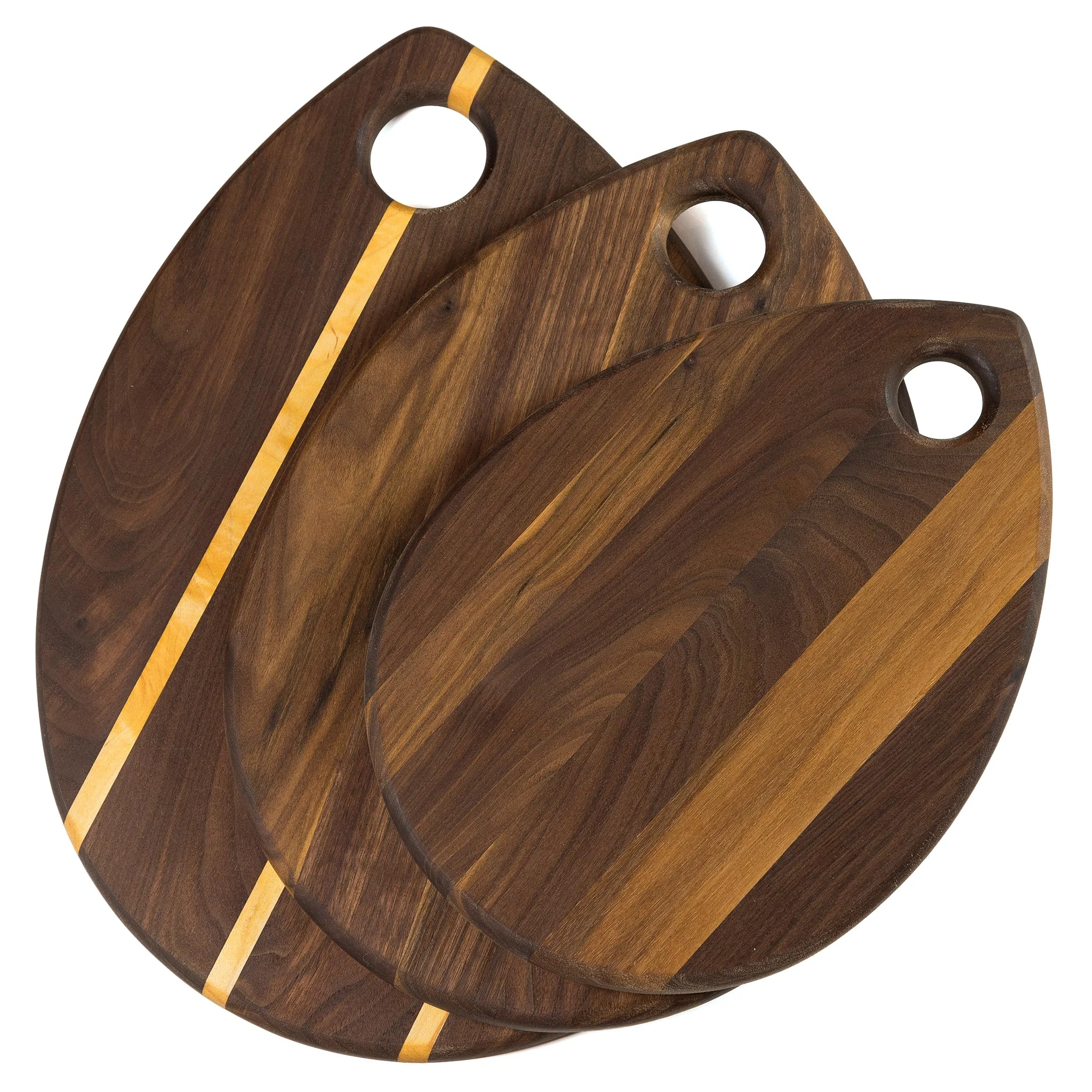 3-Piece Tear-Drop Bread Board Set - Image 5