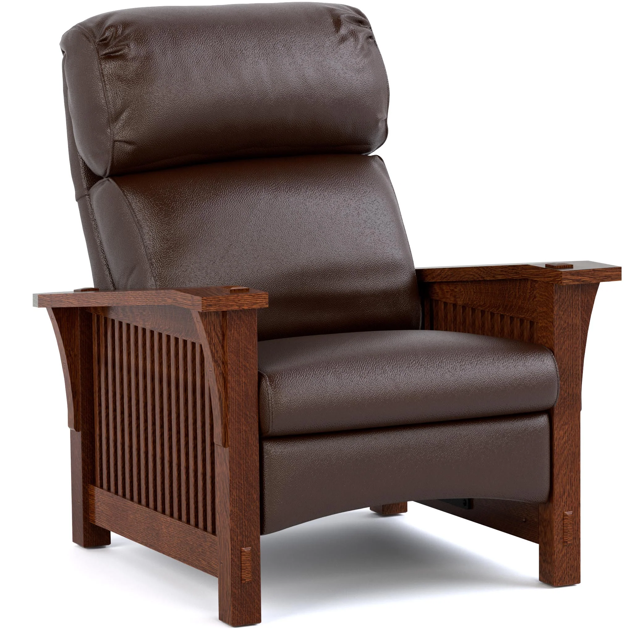 Bustle Back Spindle Morris Recliner
