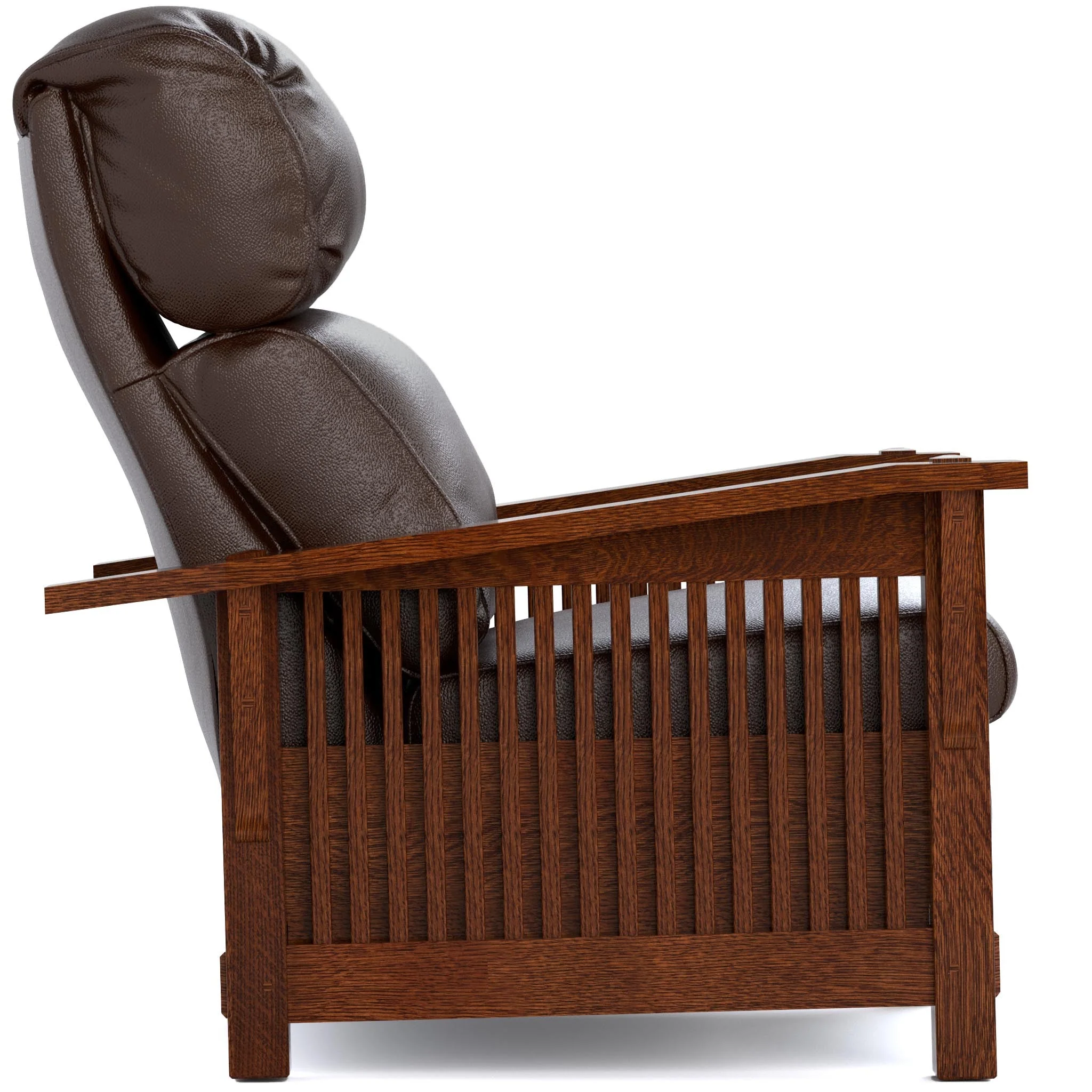 Bustle Back Spindle Morris Recliner - Image 10