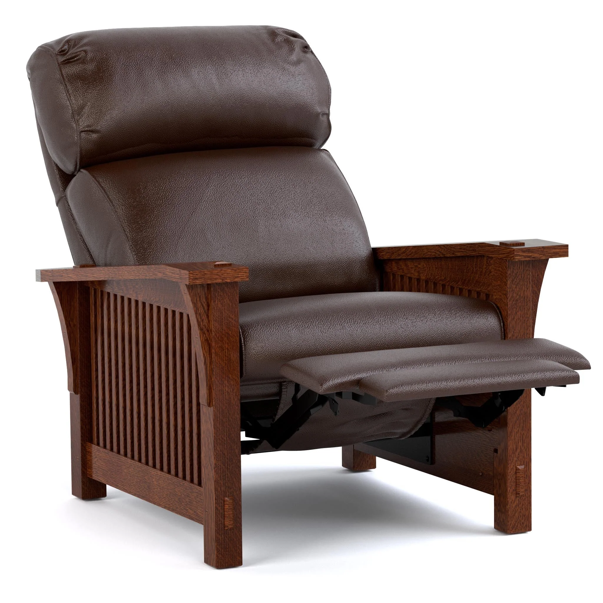 Bustle Back Spindle Morris Recliner - Image 11