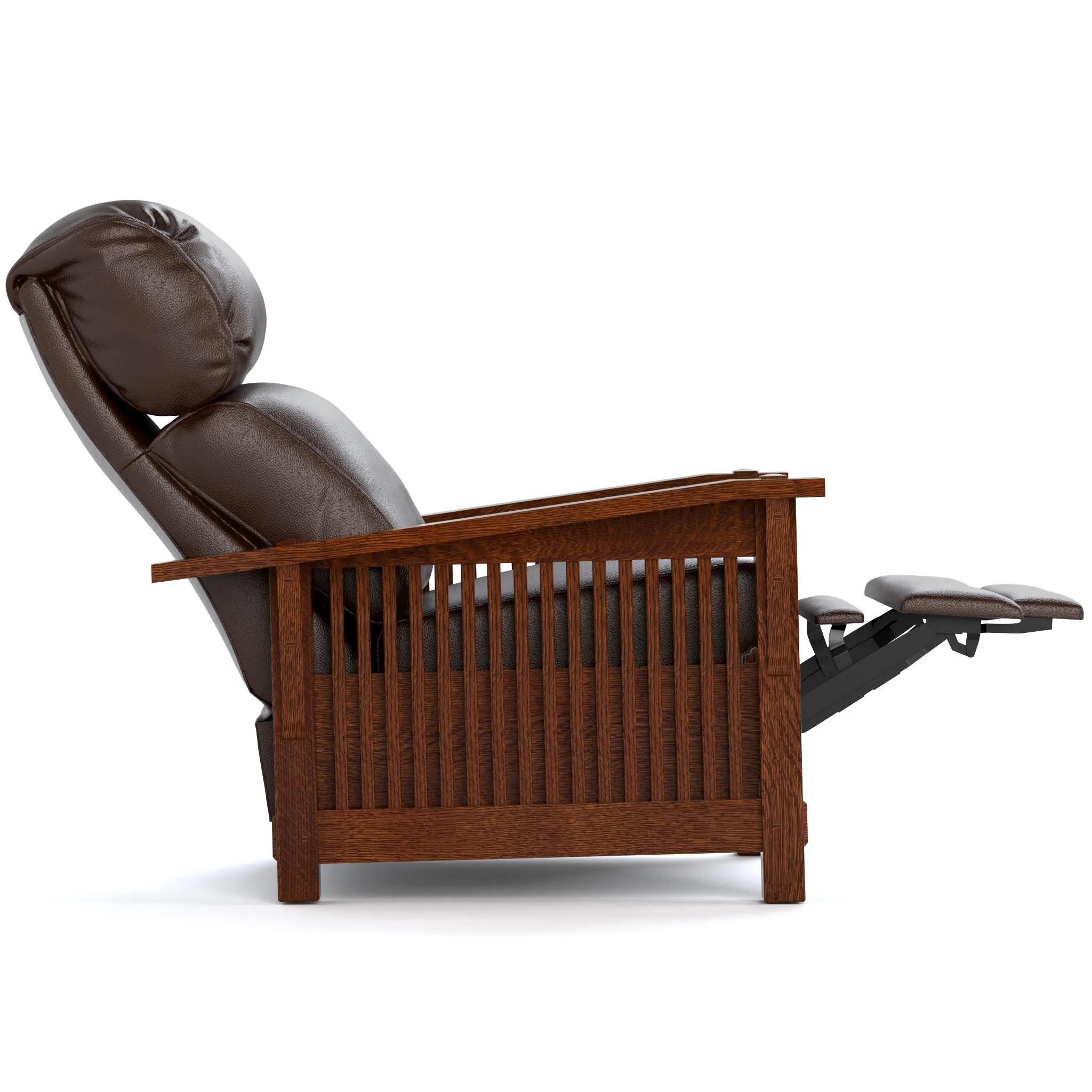 Bustle Back Spindle Morris Recliner - Image 12