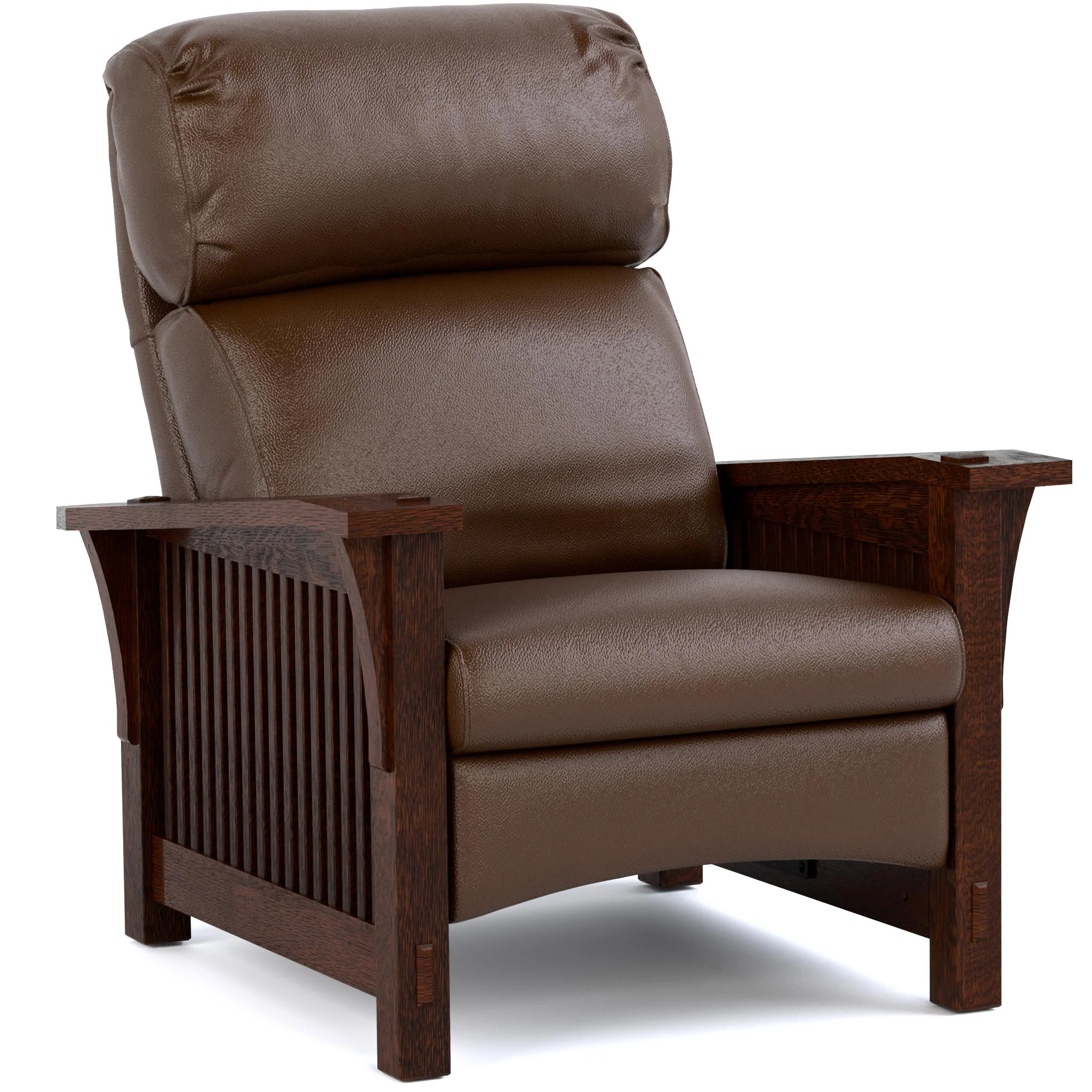 Bustle Back Spindle Morris Recliner - Image 6