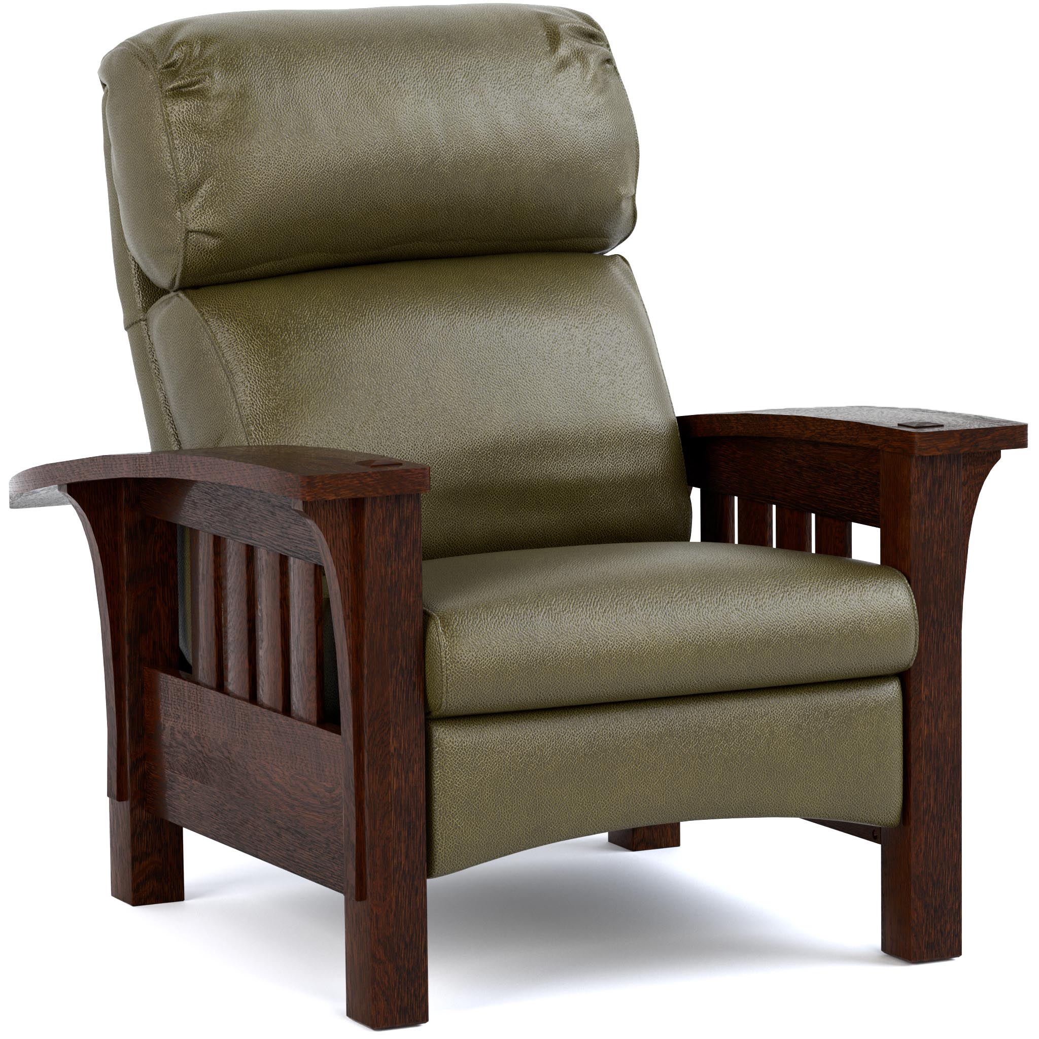 Bustle Back Bow Arm Morris Recliner - Image 5