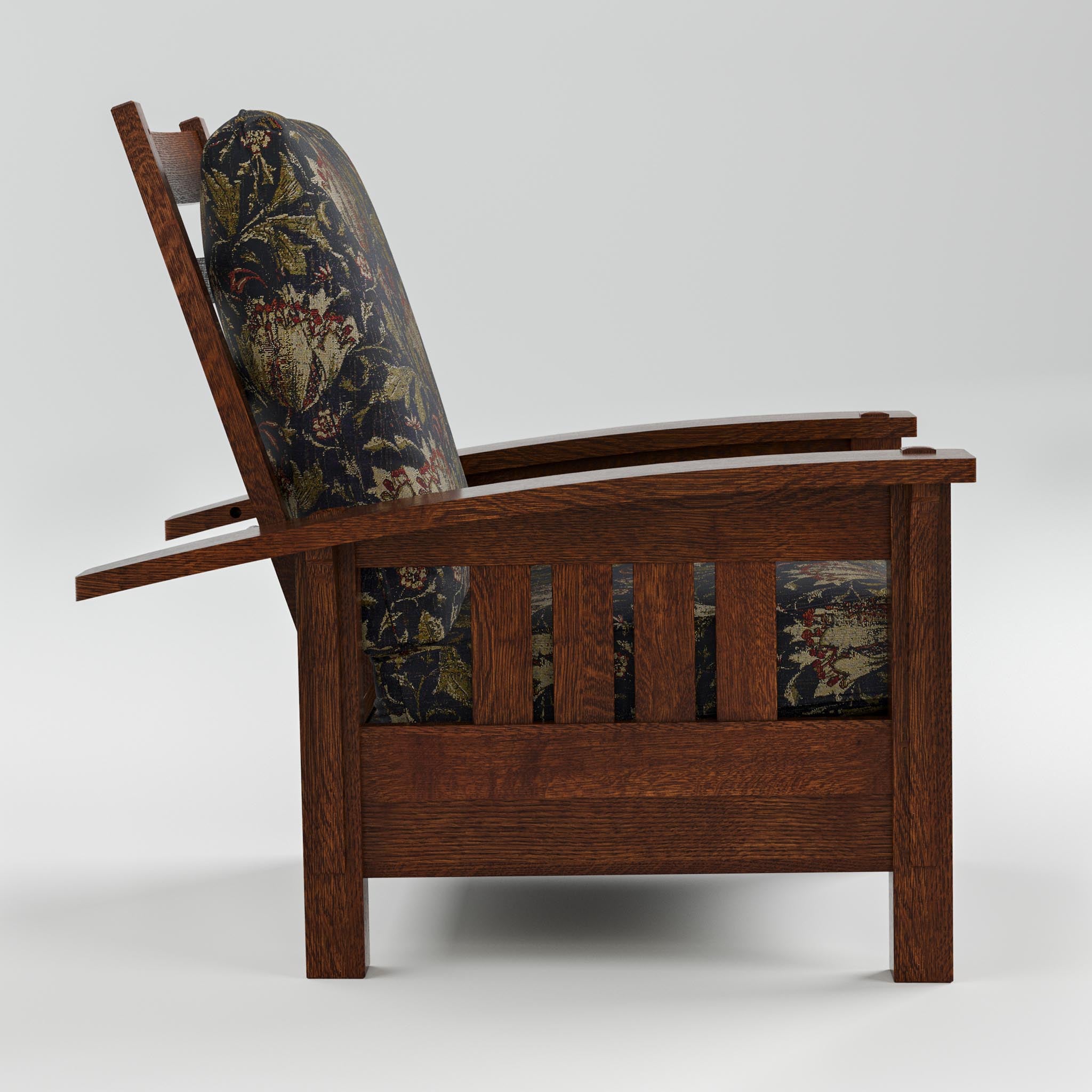 Bow Arm Morris Chair with Loose Cushion - Image 3