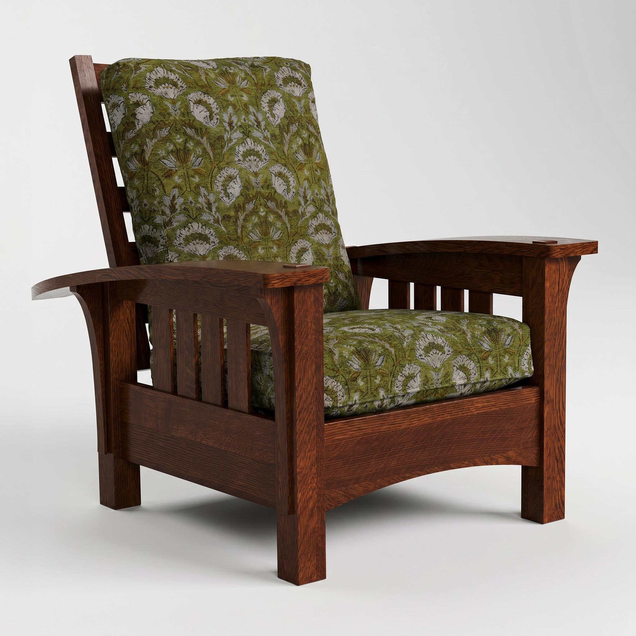 Bow Arm Morris Chair with Loose Cushion - Image 5
