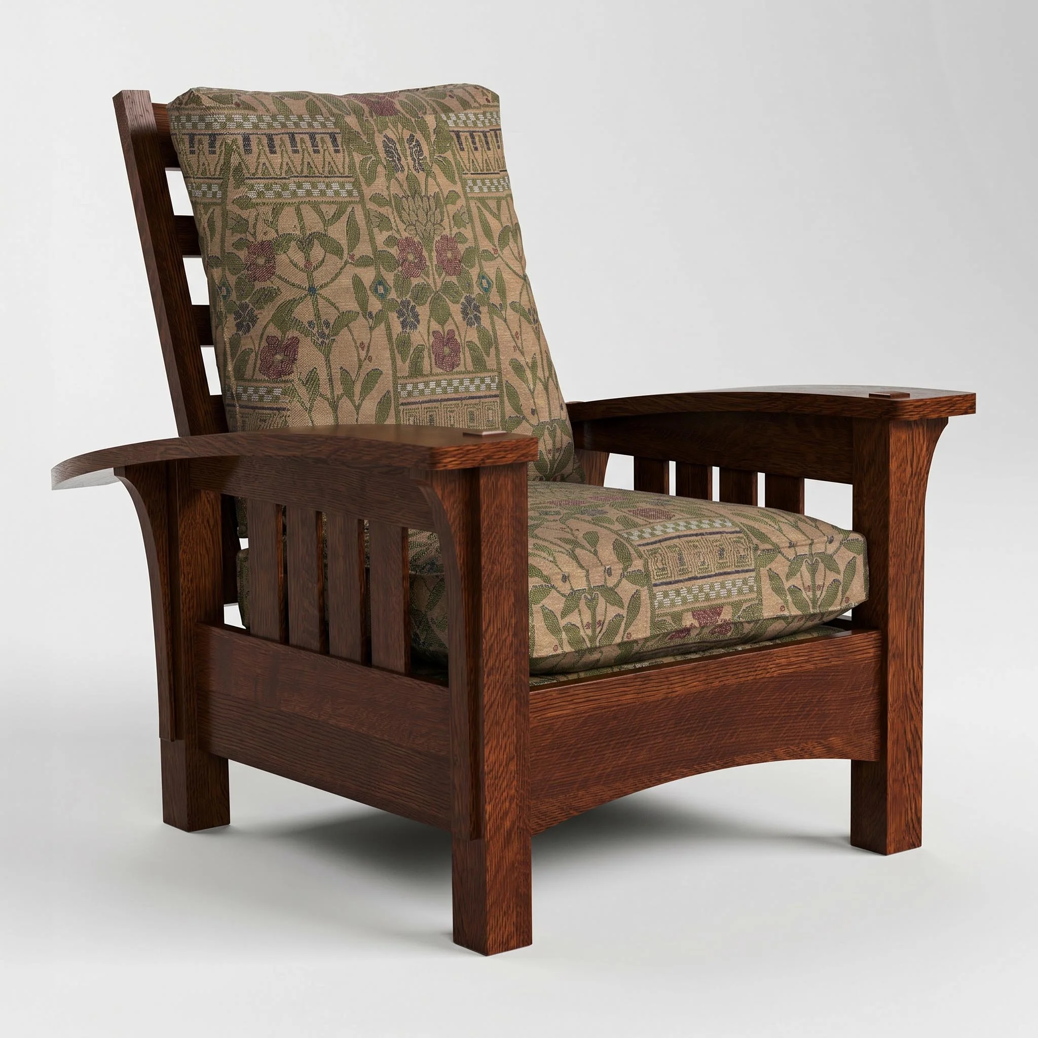 Bow Arm Morris Chair with Loose Cushion - Image 7