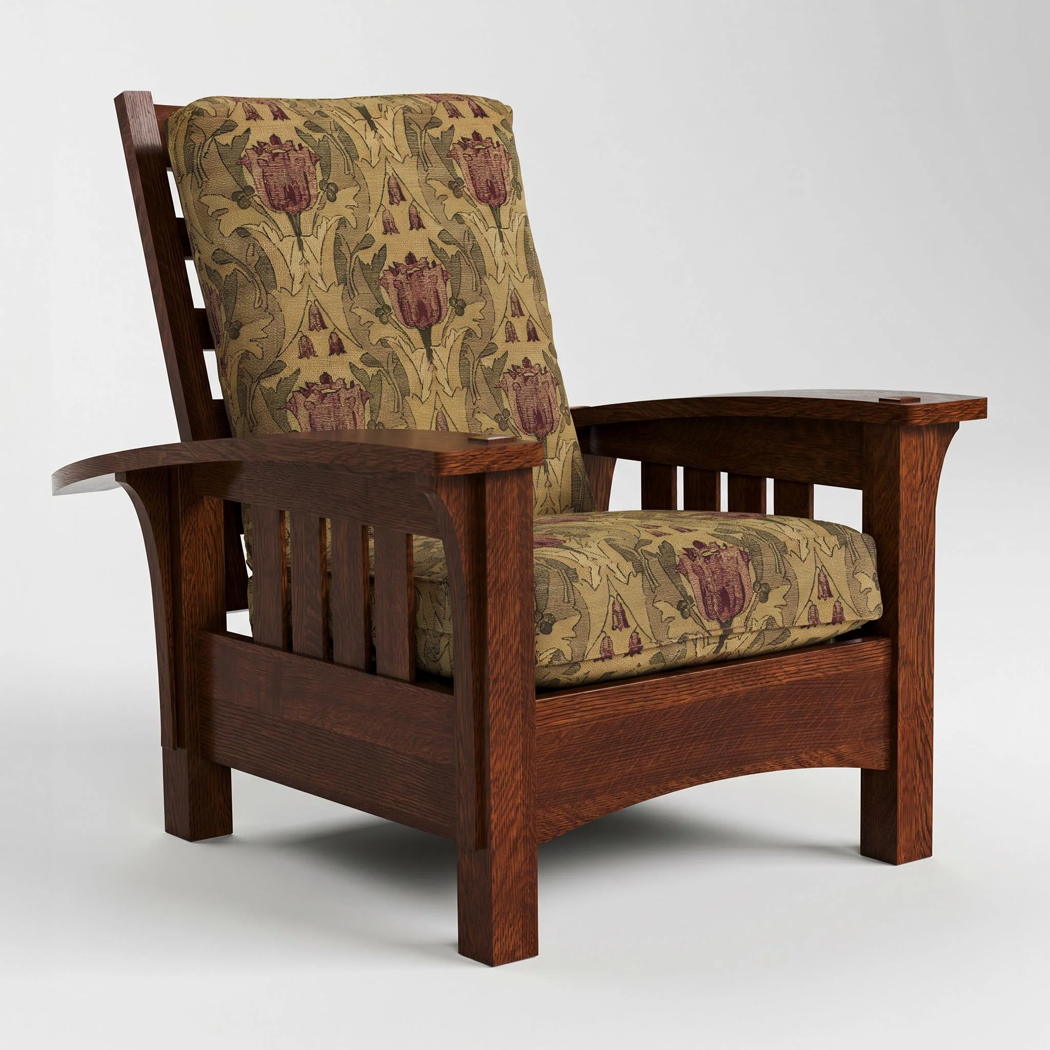 Bow Arm Morris Chair with Loose Cushion - Image 9