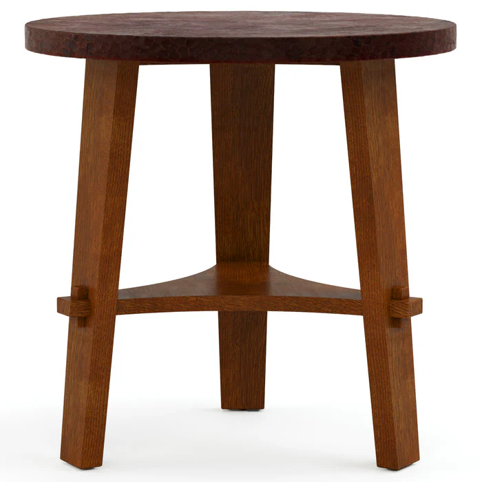 Copper-Top Side Table - Image 3