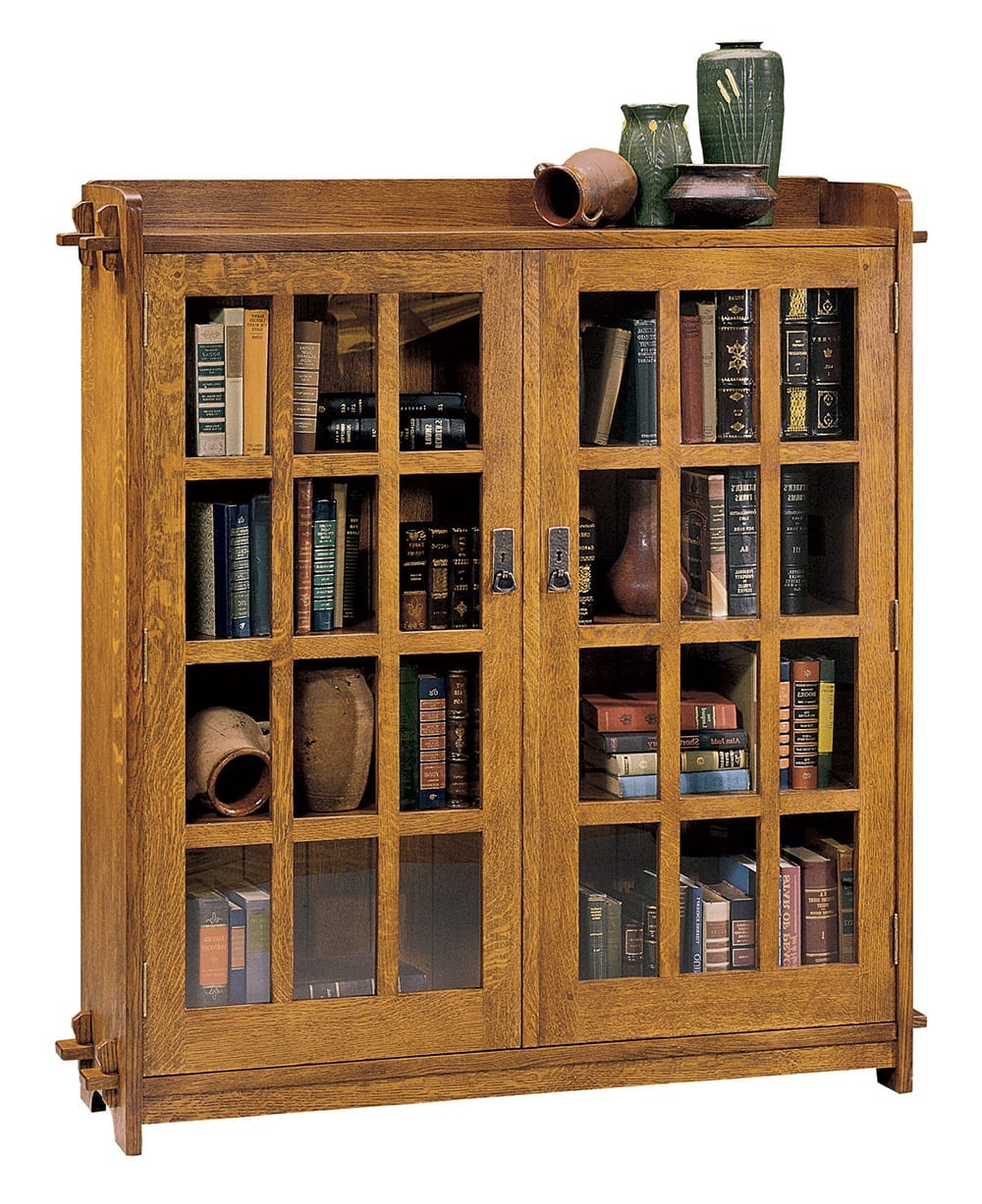 Double Bookcase with Glass Doors - Image 3