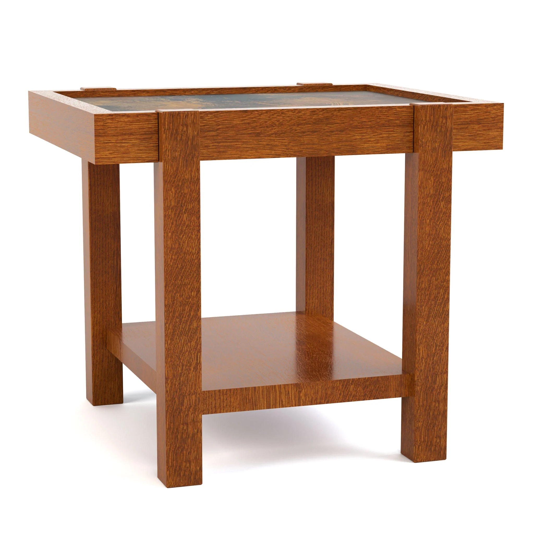 Durant Inset Copper Side Table - Image 9
