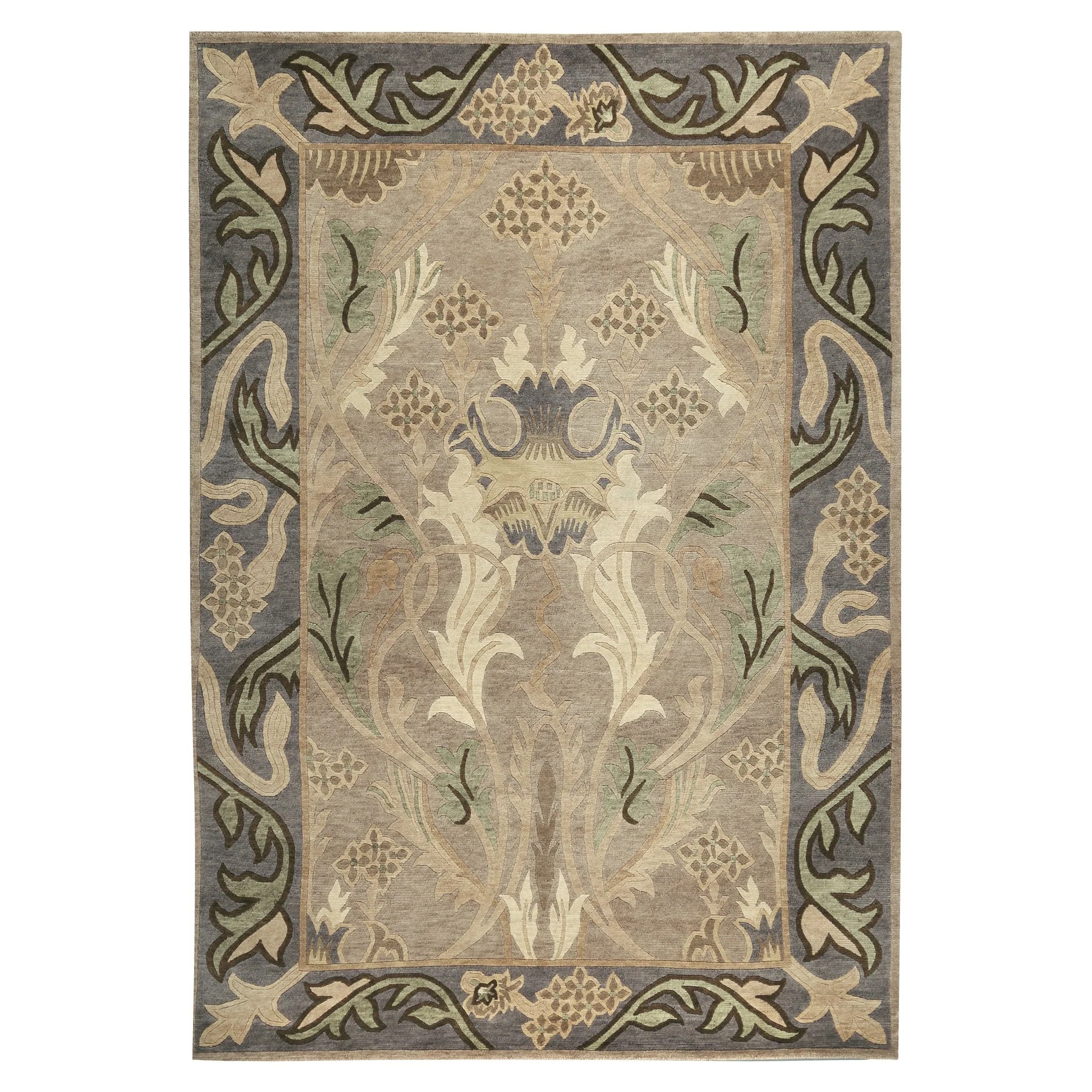 English Garden Rug - Silver - Image 2