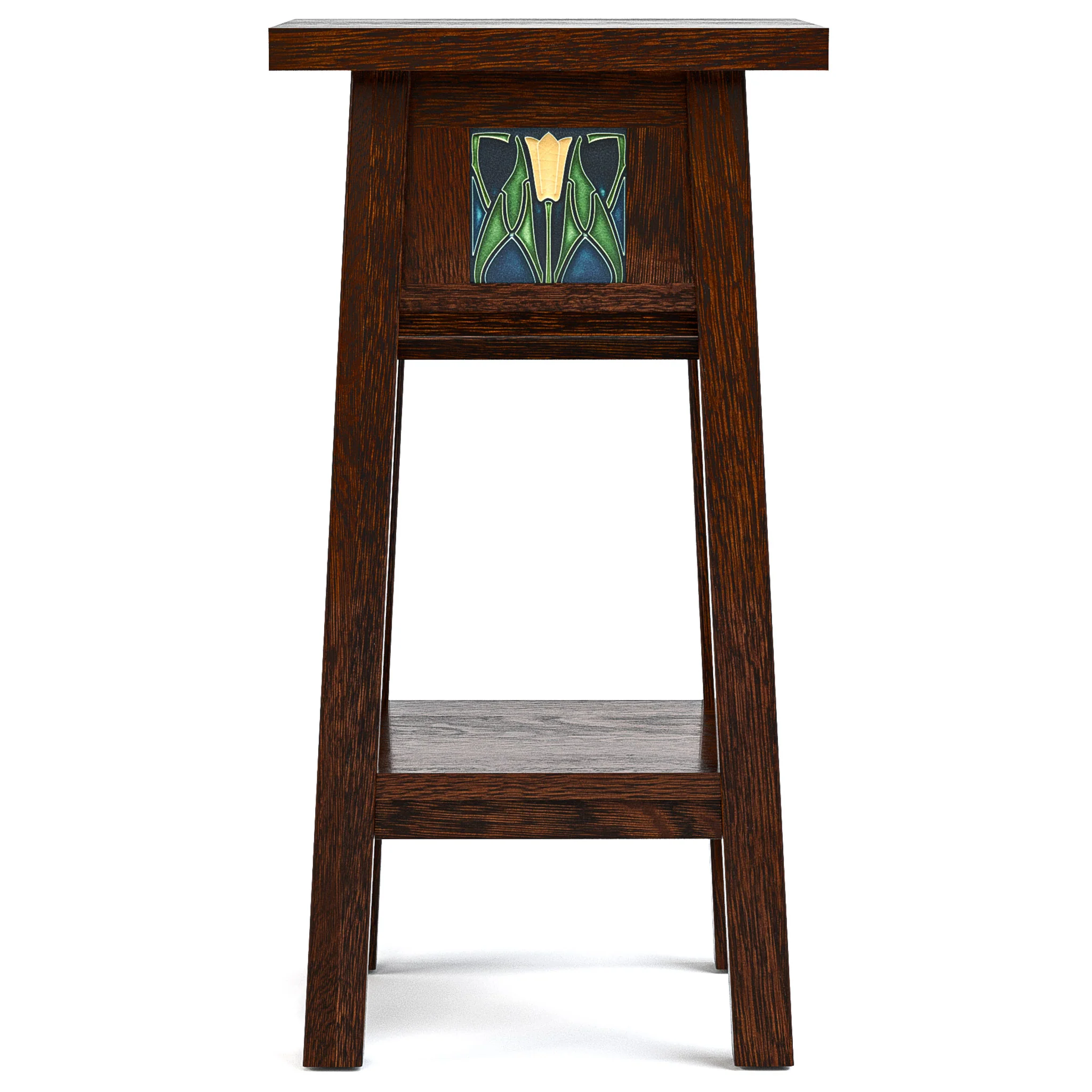 Floral Tile 24-inch Plant Stand - Image 5