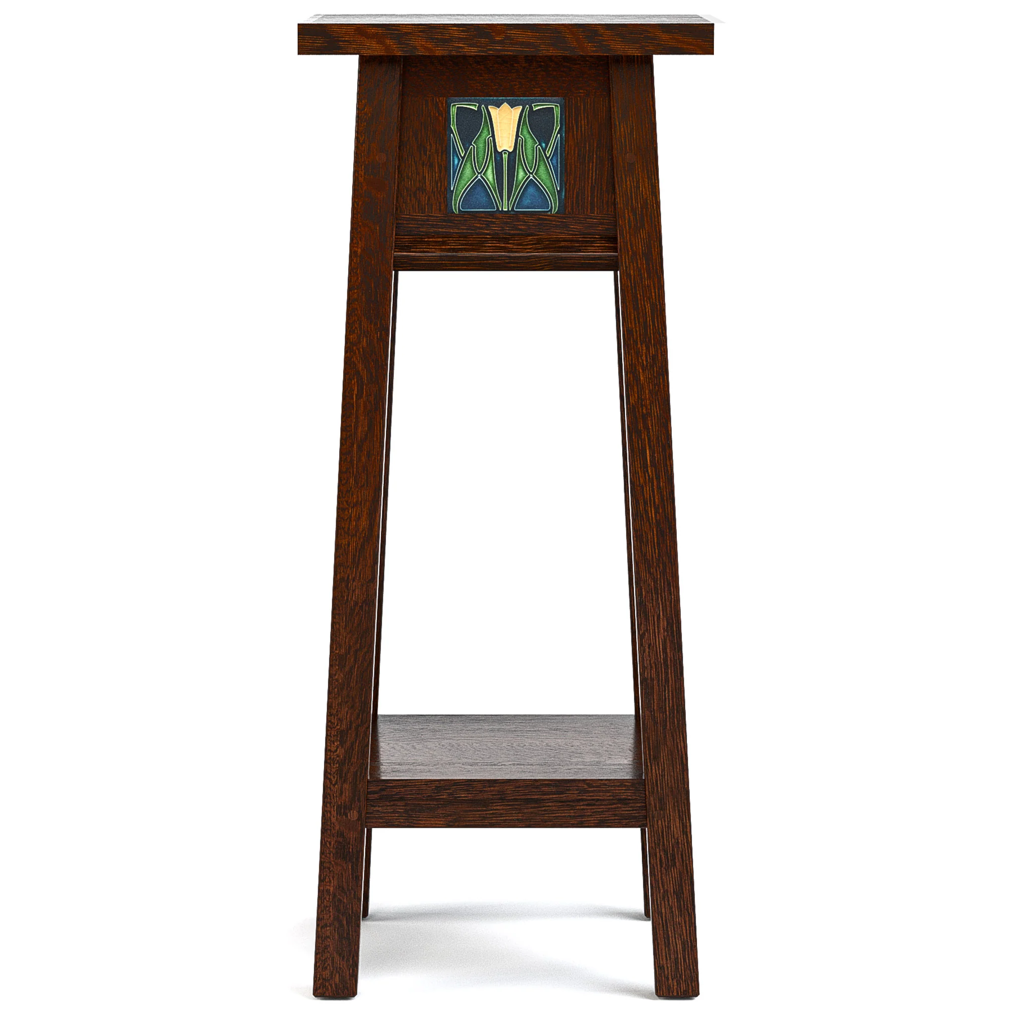 Floral Tile 30-inch Plant Stand - Image 5