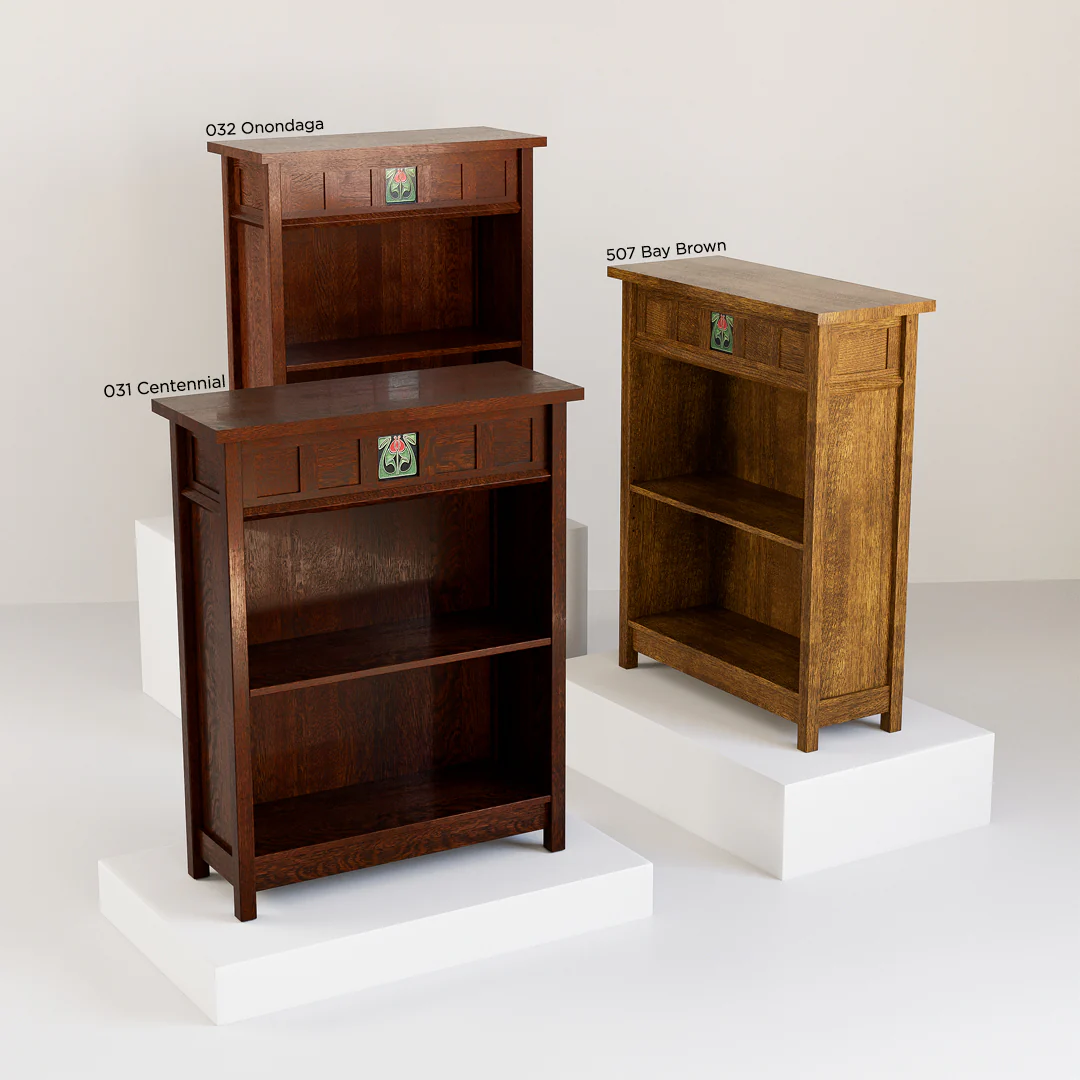 Floral Tile Bookcase - Image 8