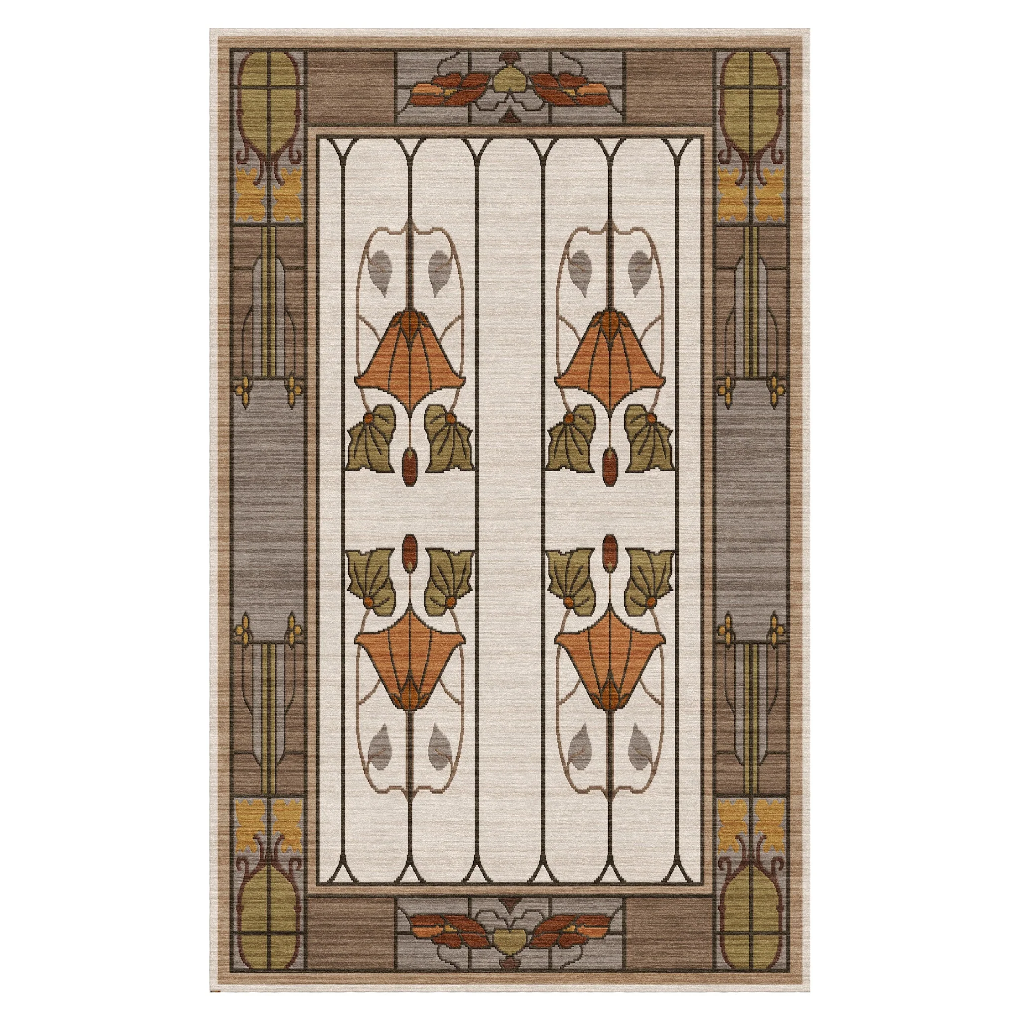 Garden Window Rug, Ivory - Image 6
