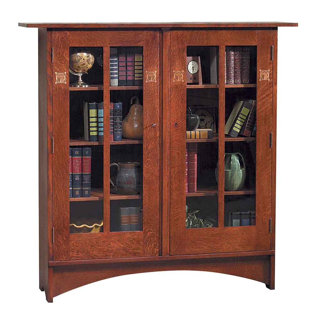 Harvey Ellis Bookcase with Inlay - Image 2