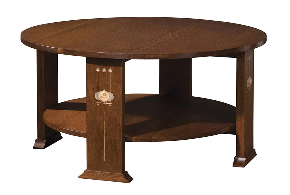 Harvey Ellis Round Cocktail Table - Image 3
