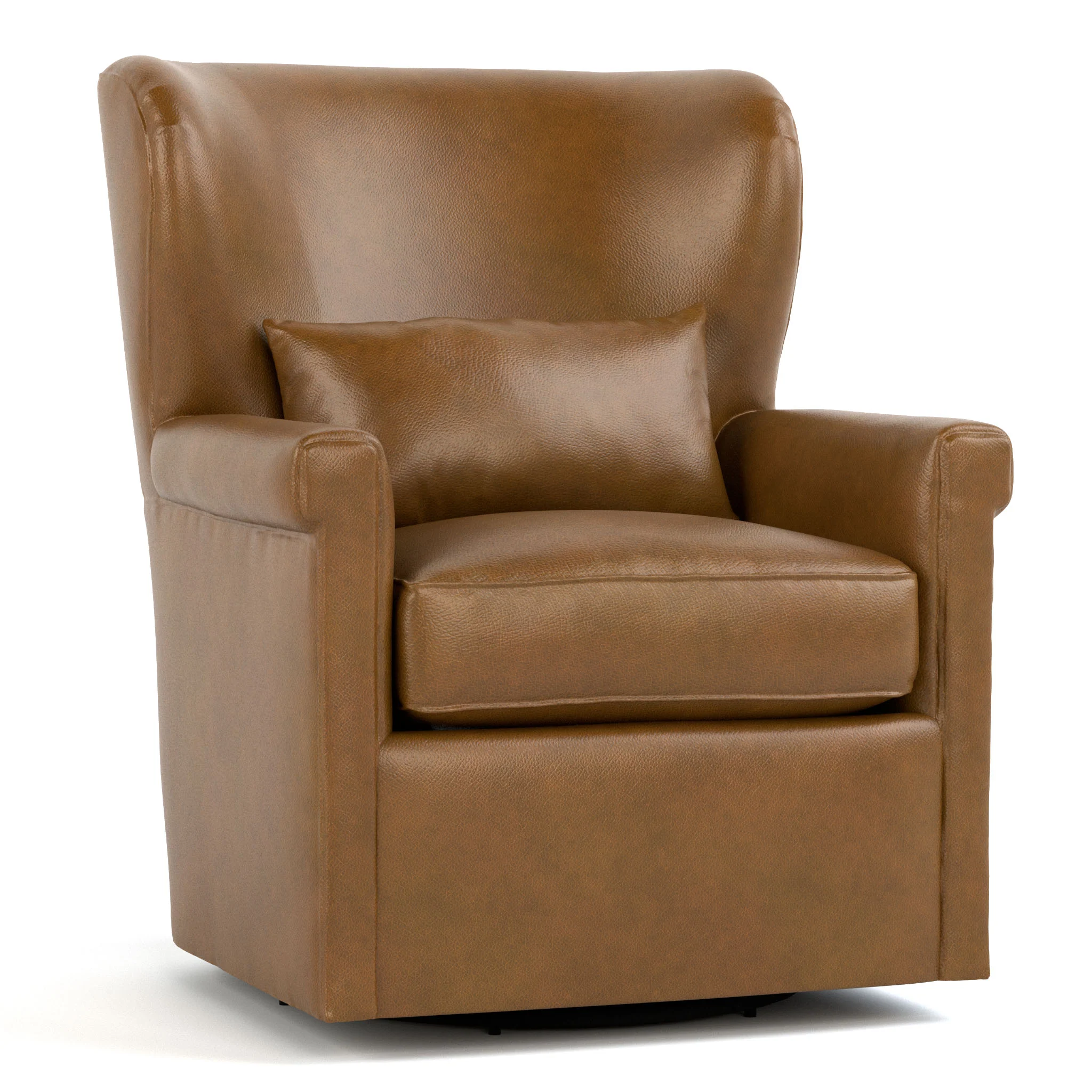 Hudson Valley Swivel Wing Chair - Image 3