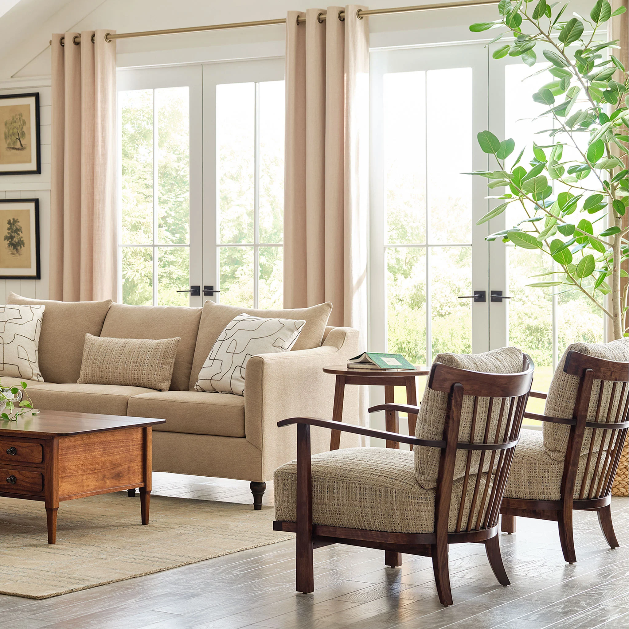 Hudson Valley Wood-Frame Chair - Image 11