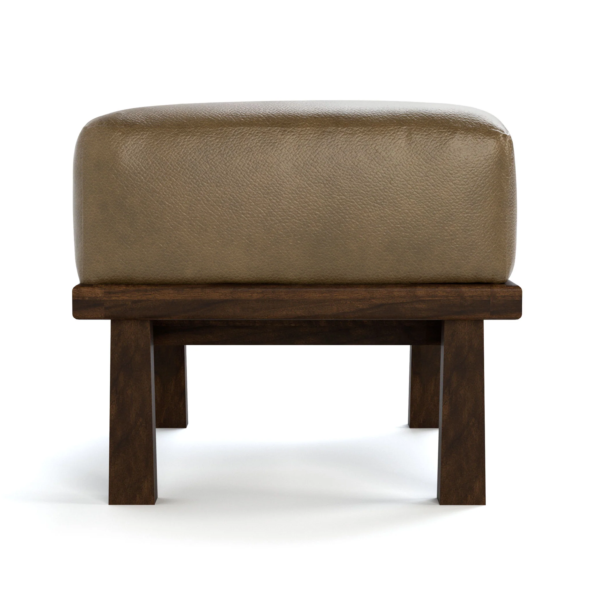 Hudson Valley Wood-Frame Ottoman - Image 7