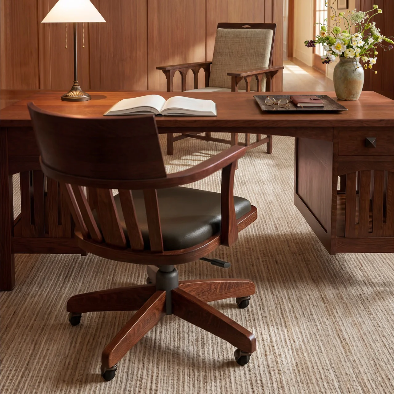 LaSalle Swivel Desk Chair - Image 2