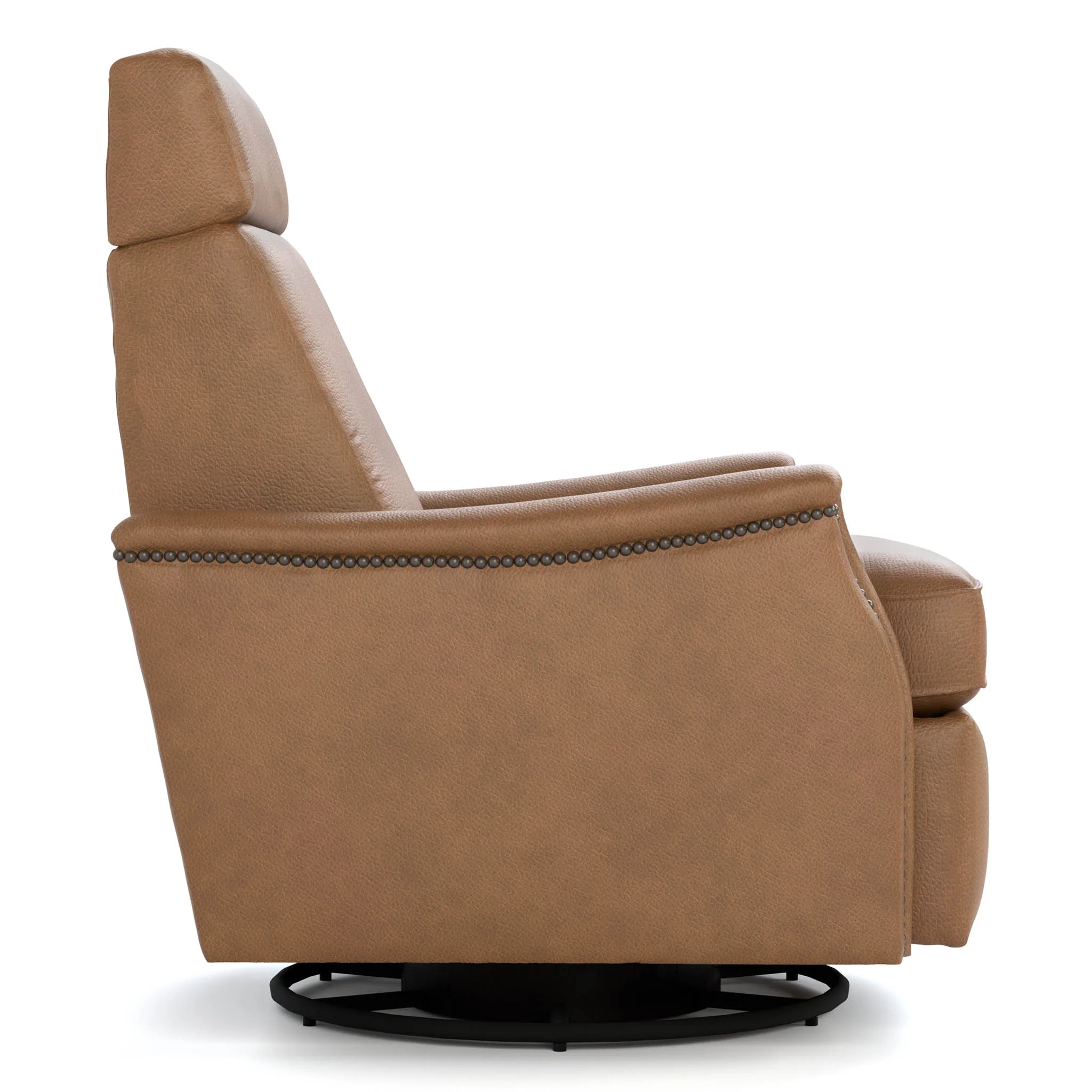 Laurel Saddle-Arm Swivel Recliner - Image 4