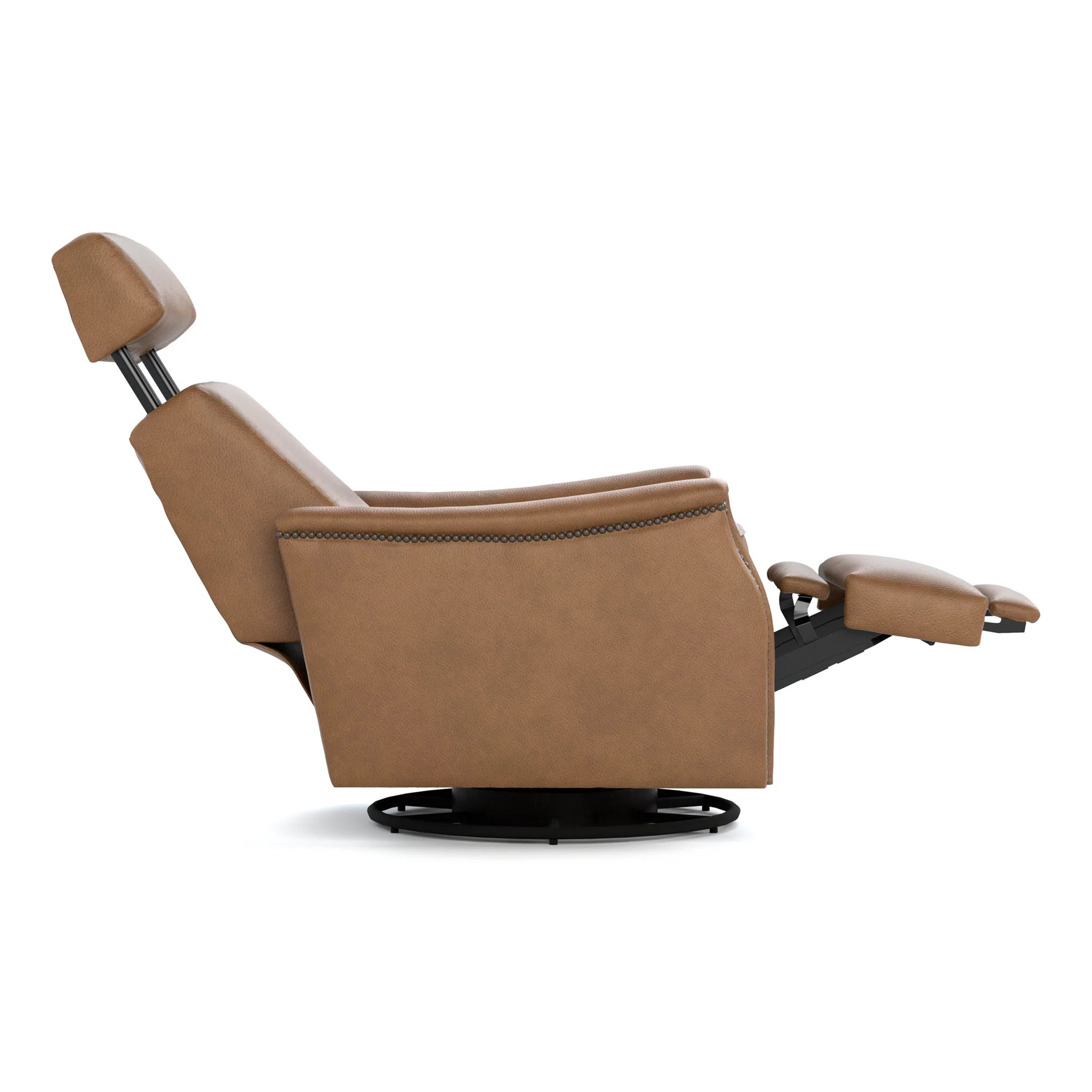 Laurel Saddle-Arm Swivel Recliner - Image 5