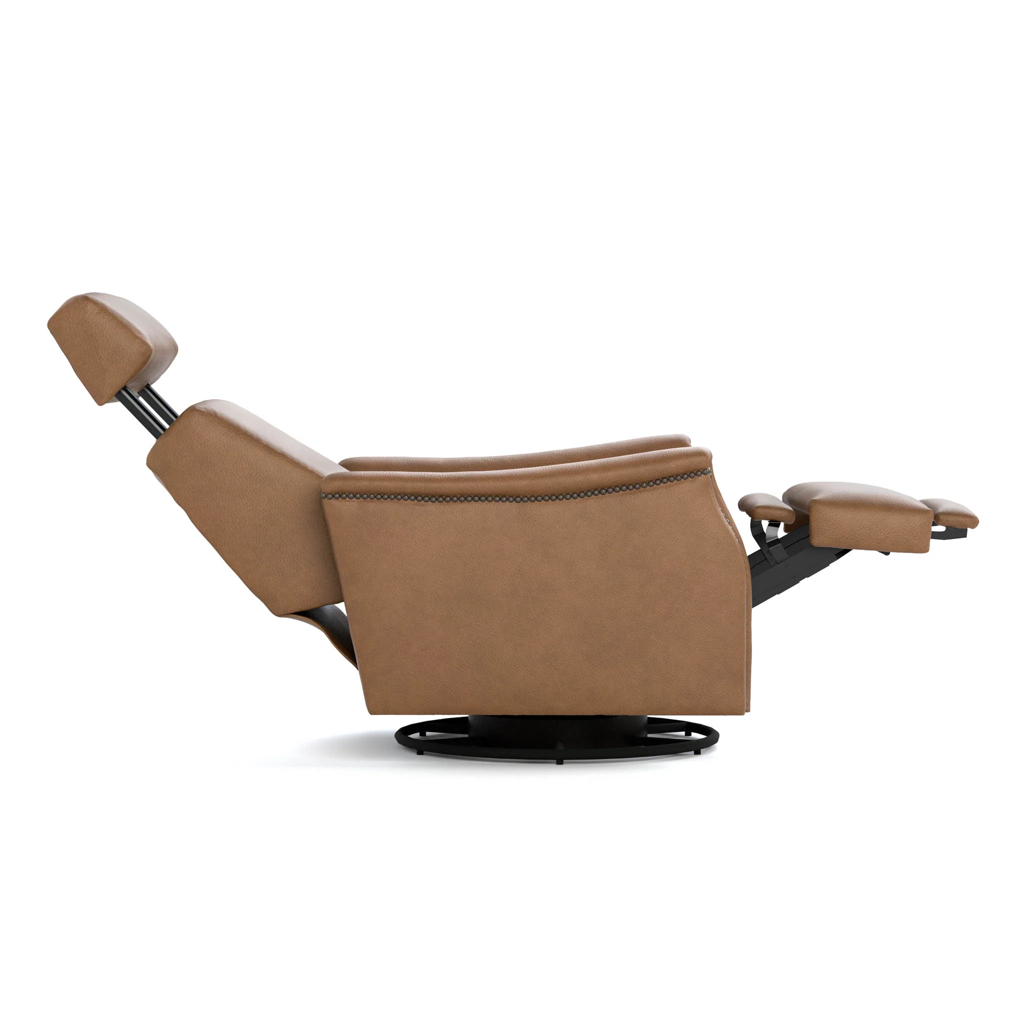 Laurel Saddle-Arm Swivel Recliner - Image 6