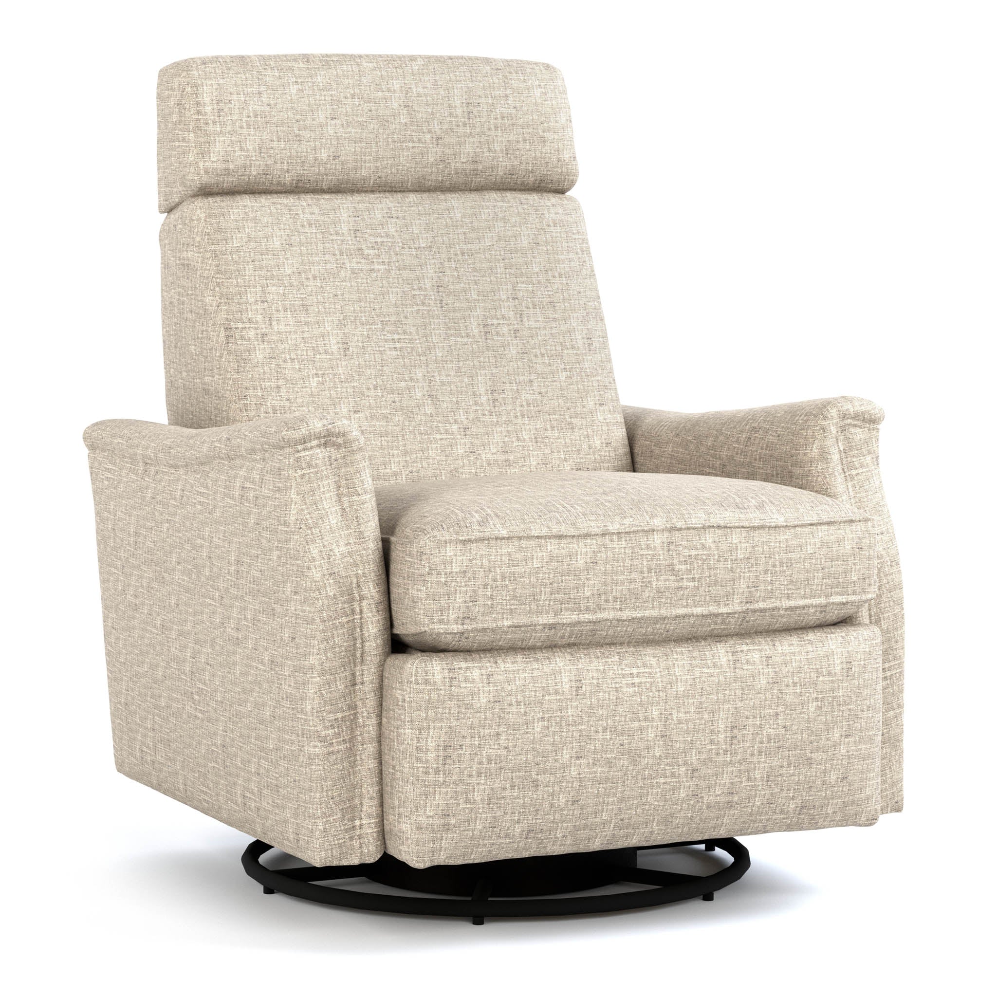 Laurel Saddle-Arm Swivel Recliner - Image 8