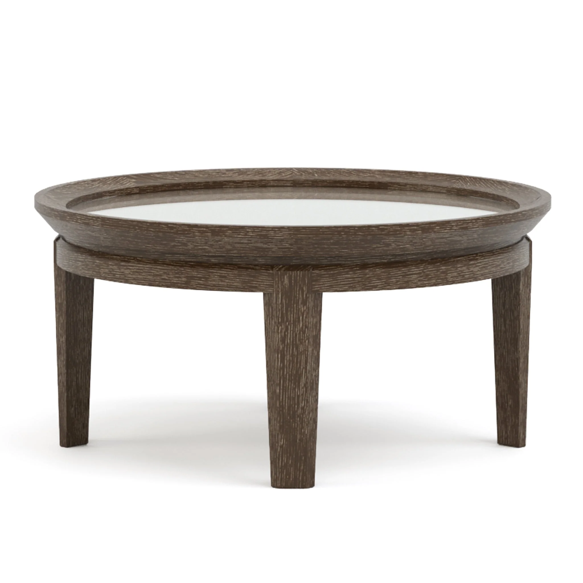 Maidstone 28-inch Round Cocktail Table, Woven Jute - Image 7