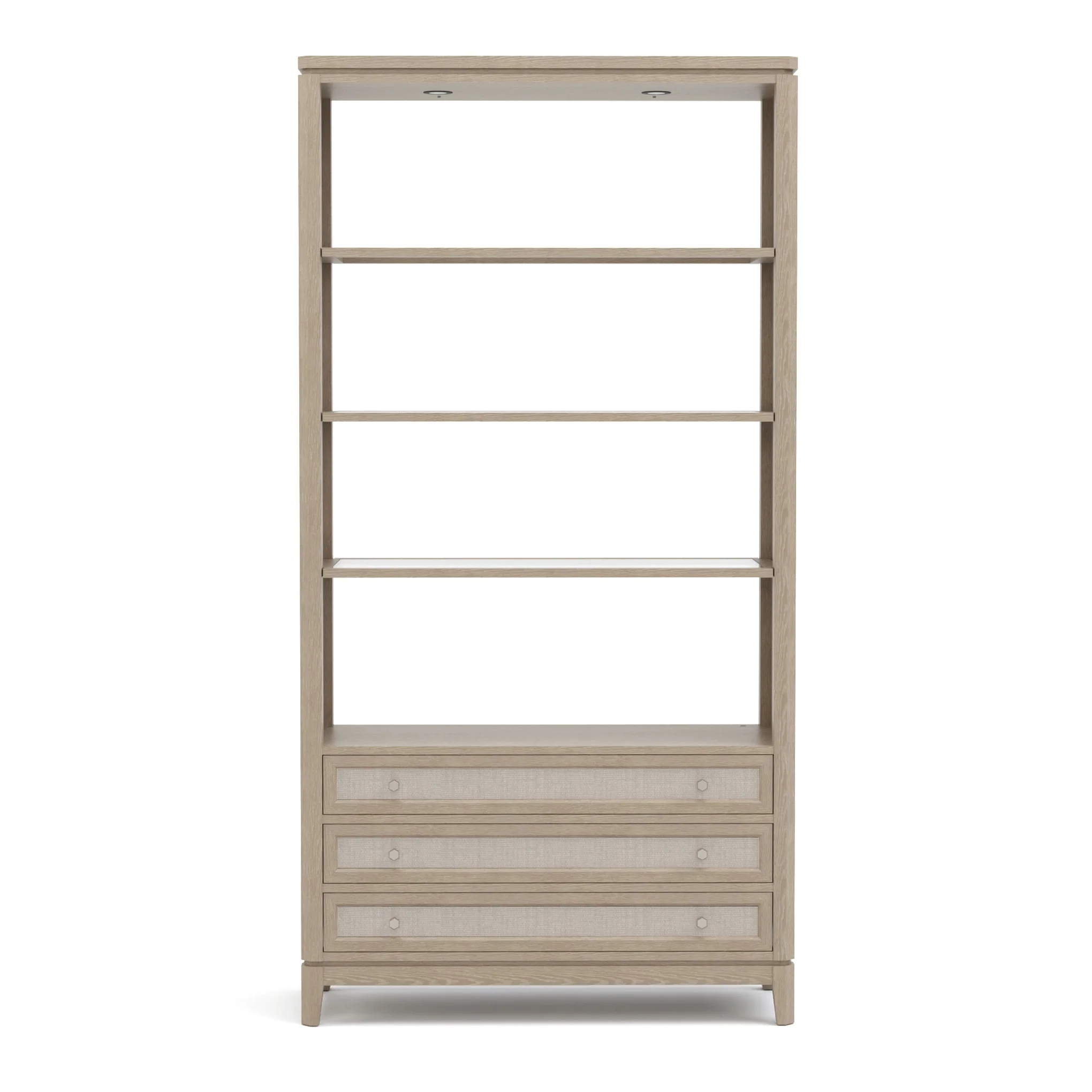 Maidstone Bookcase, Woven Jute