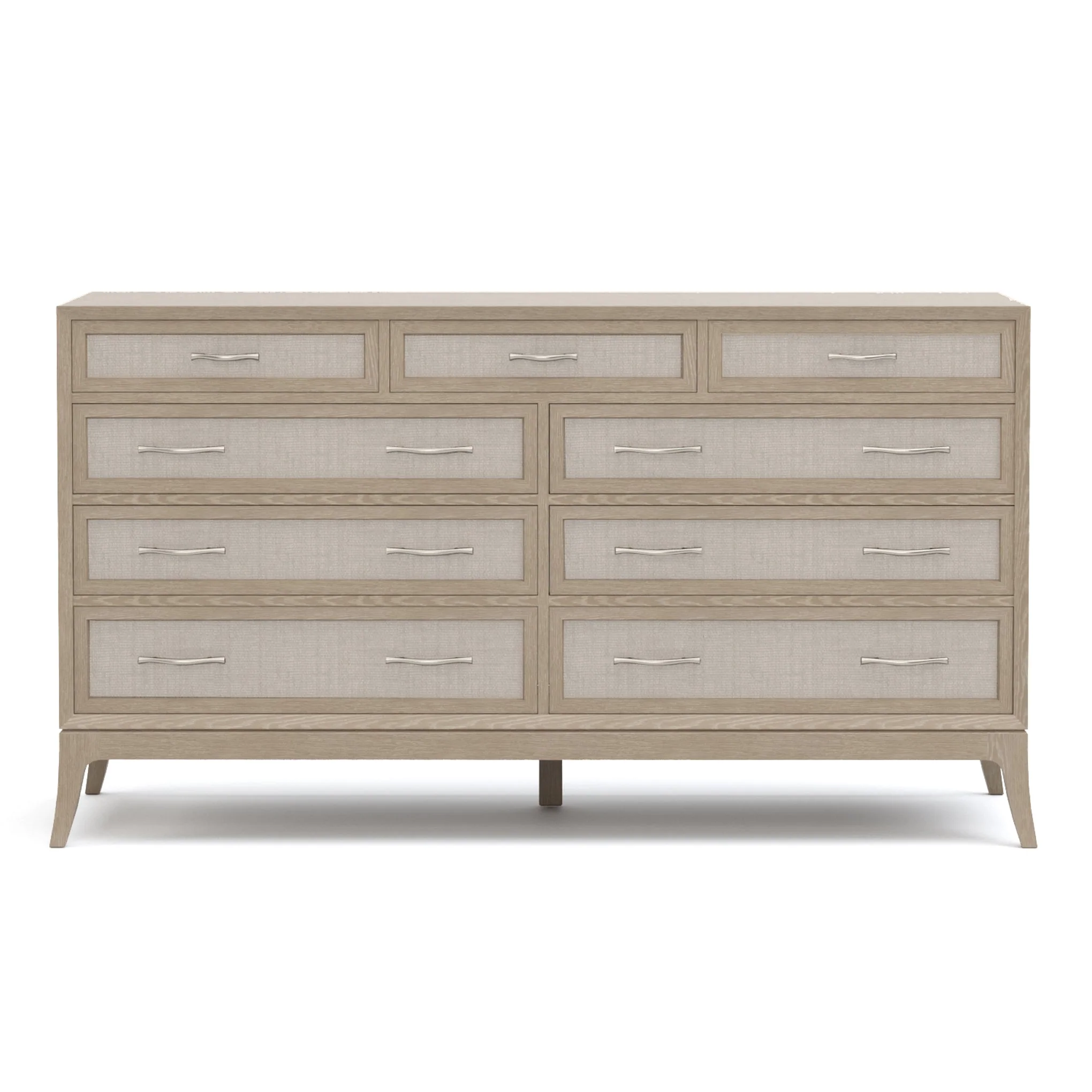 Maidstone Nine-Drawer Dresser, Woven Jute