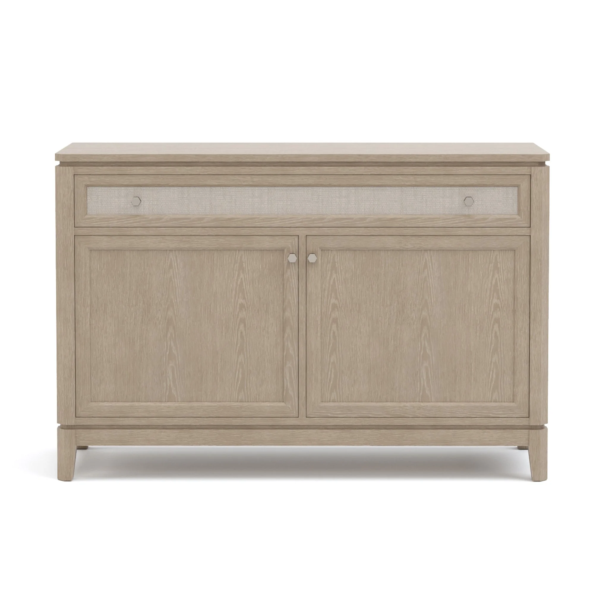 Maidstone Two-Door Console, Woven Jute