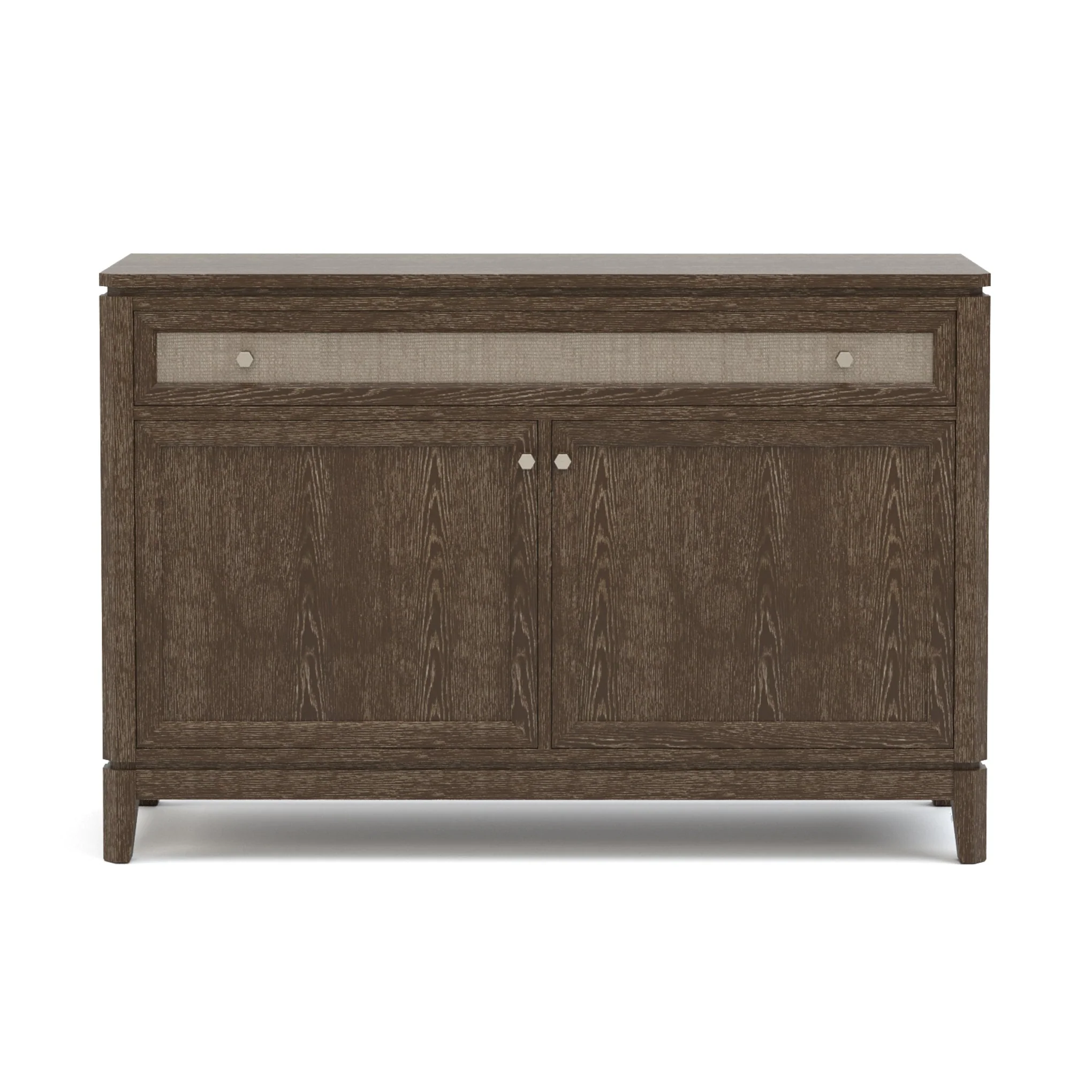 Maidstone Two-Door Console, Woven Jute - Image 3