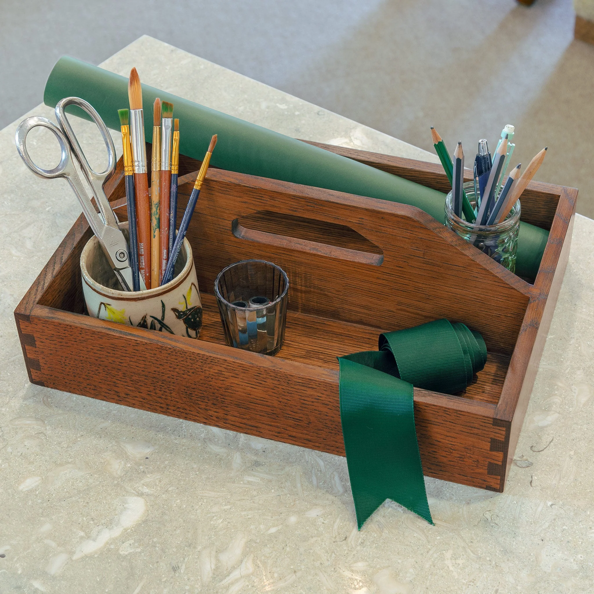 Mission Oak Caddy - Image 6