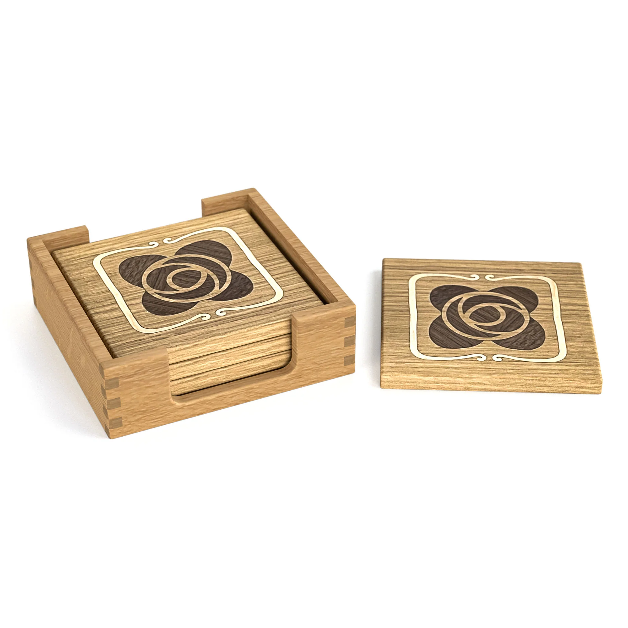 Mission Rose Coasters - Image 3