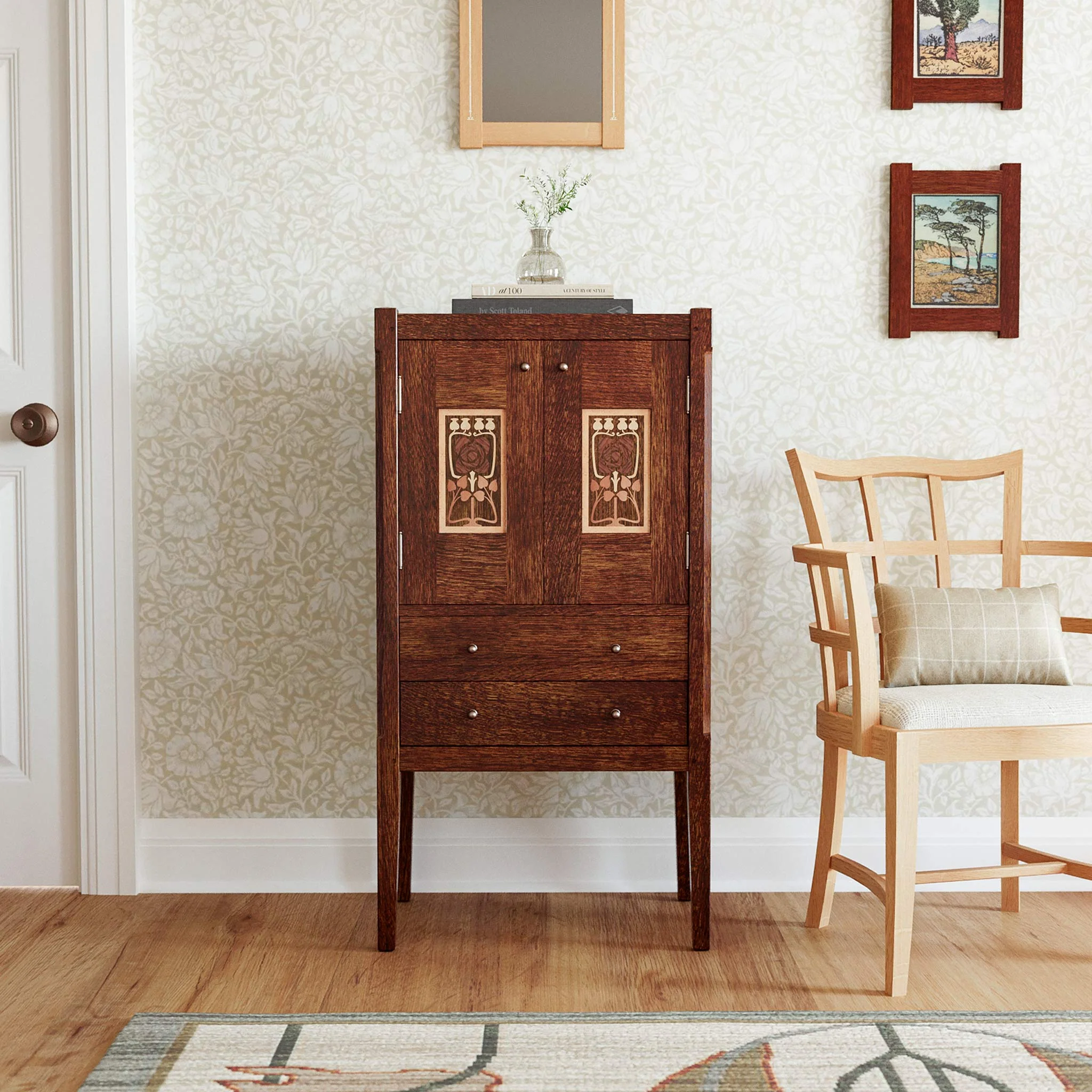 Mission Rose Jewelry Chest - Image 2