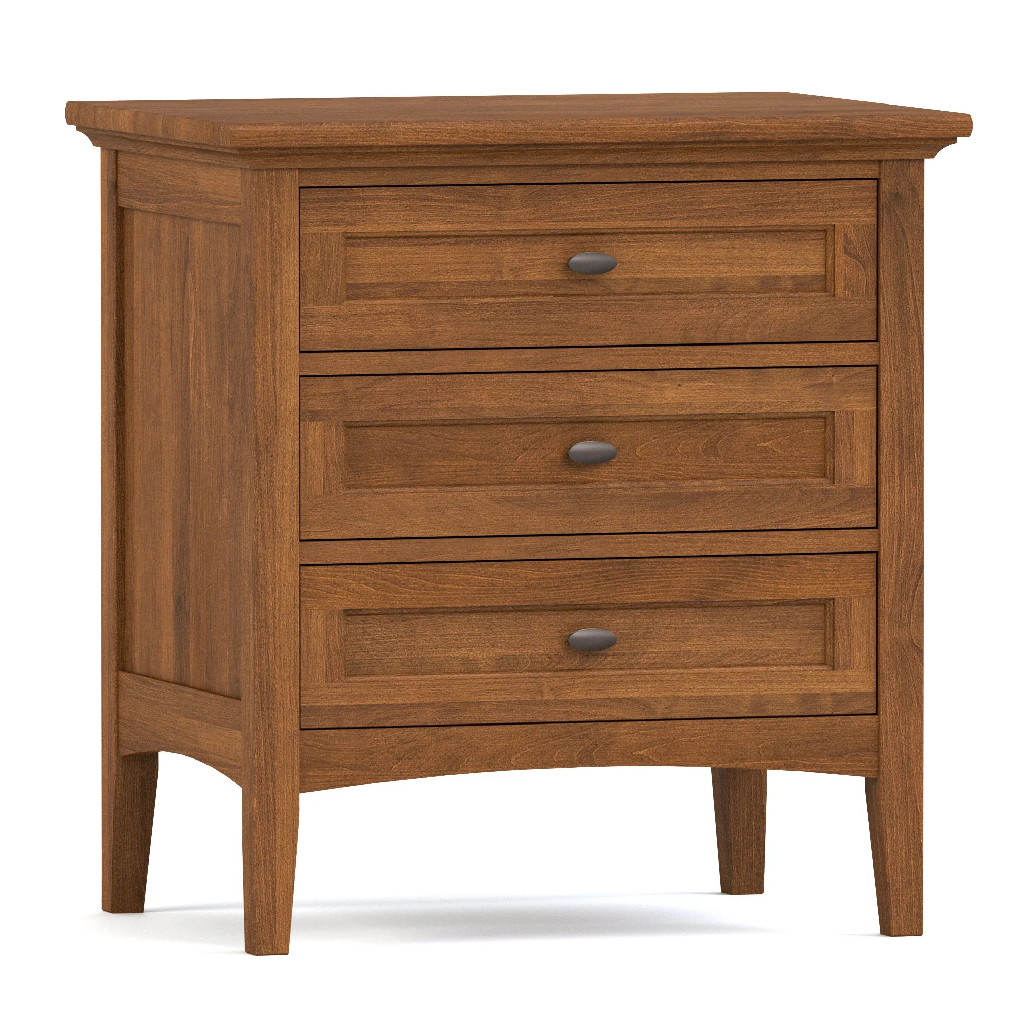 Revere Three-Drawer Nightstand - Image 6