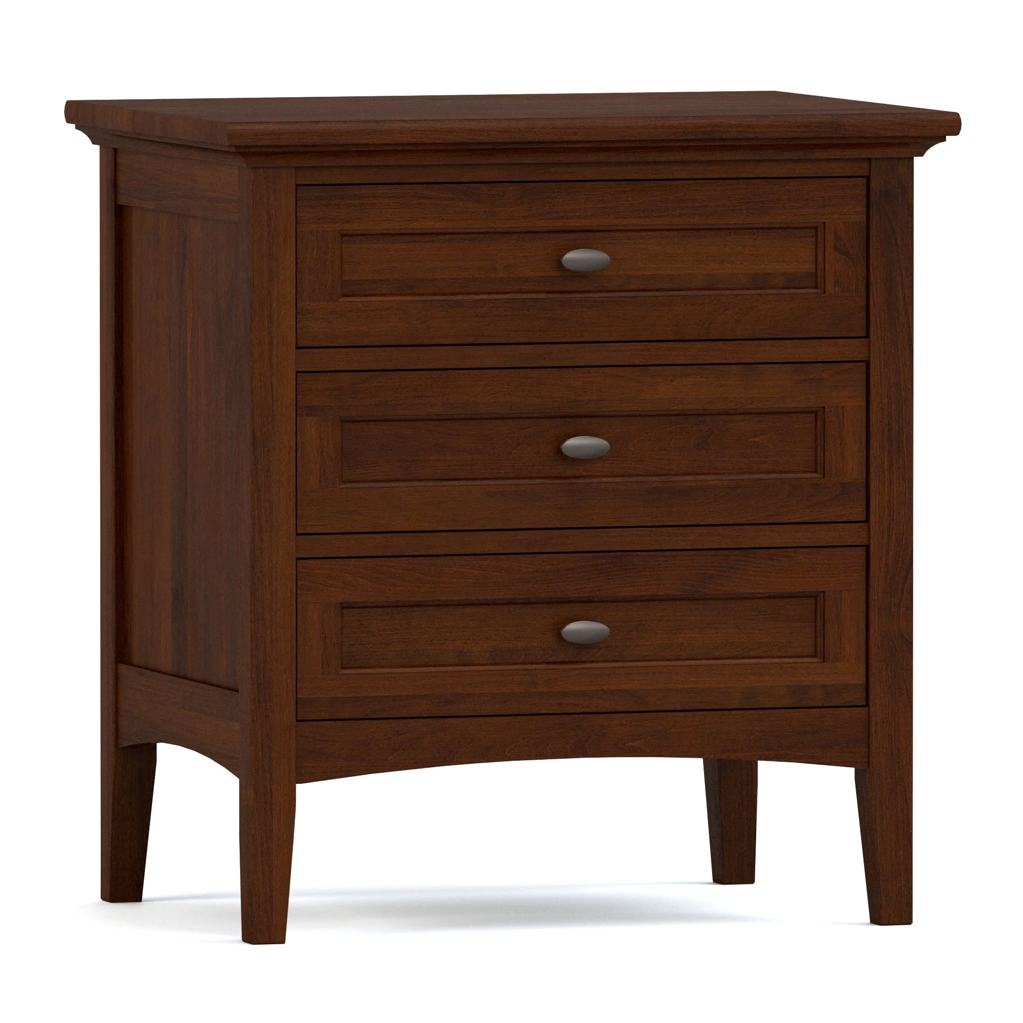Revere Three-Drawer Nightstand - Image 9