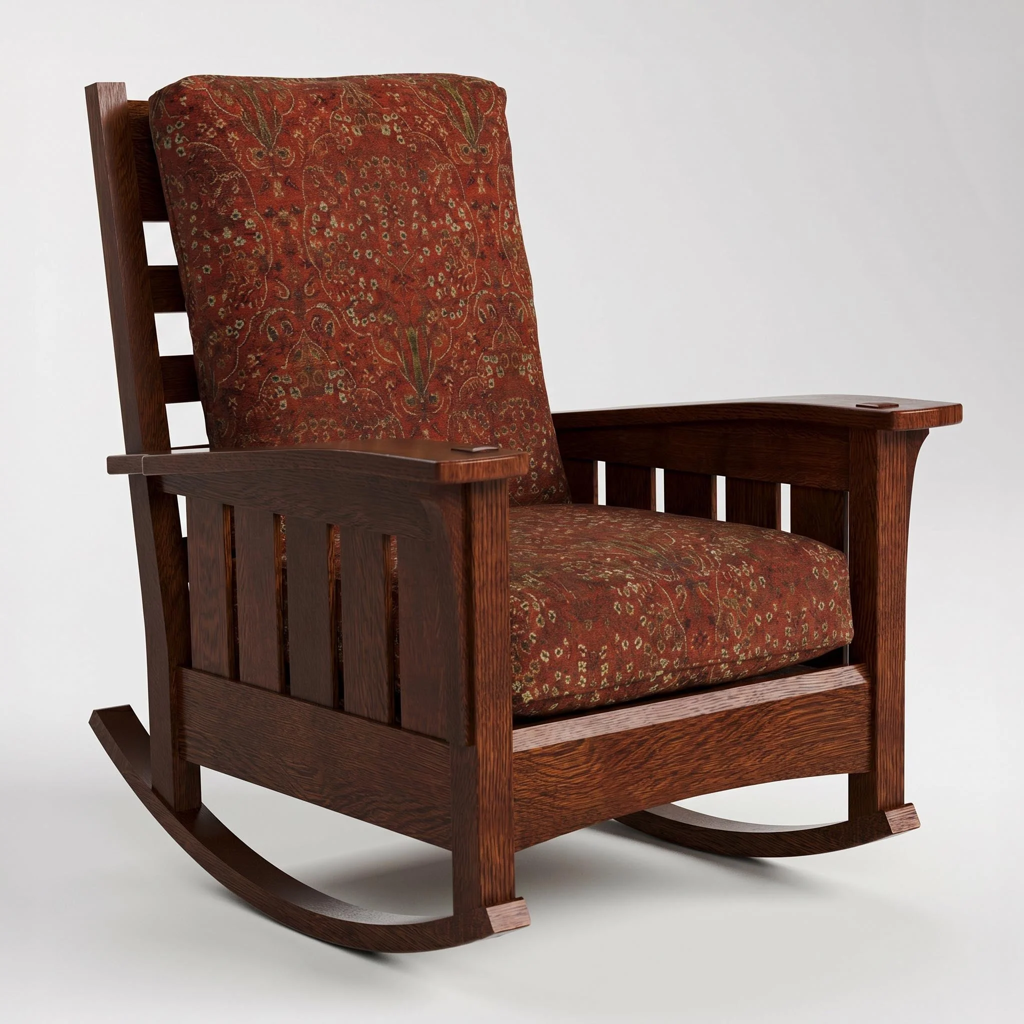 Bow Arm Rocker with Loose Cushion - Image 10