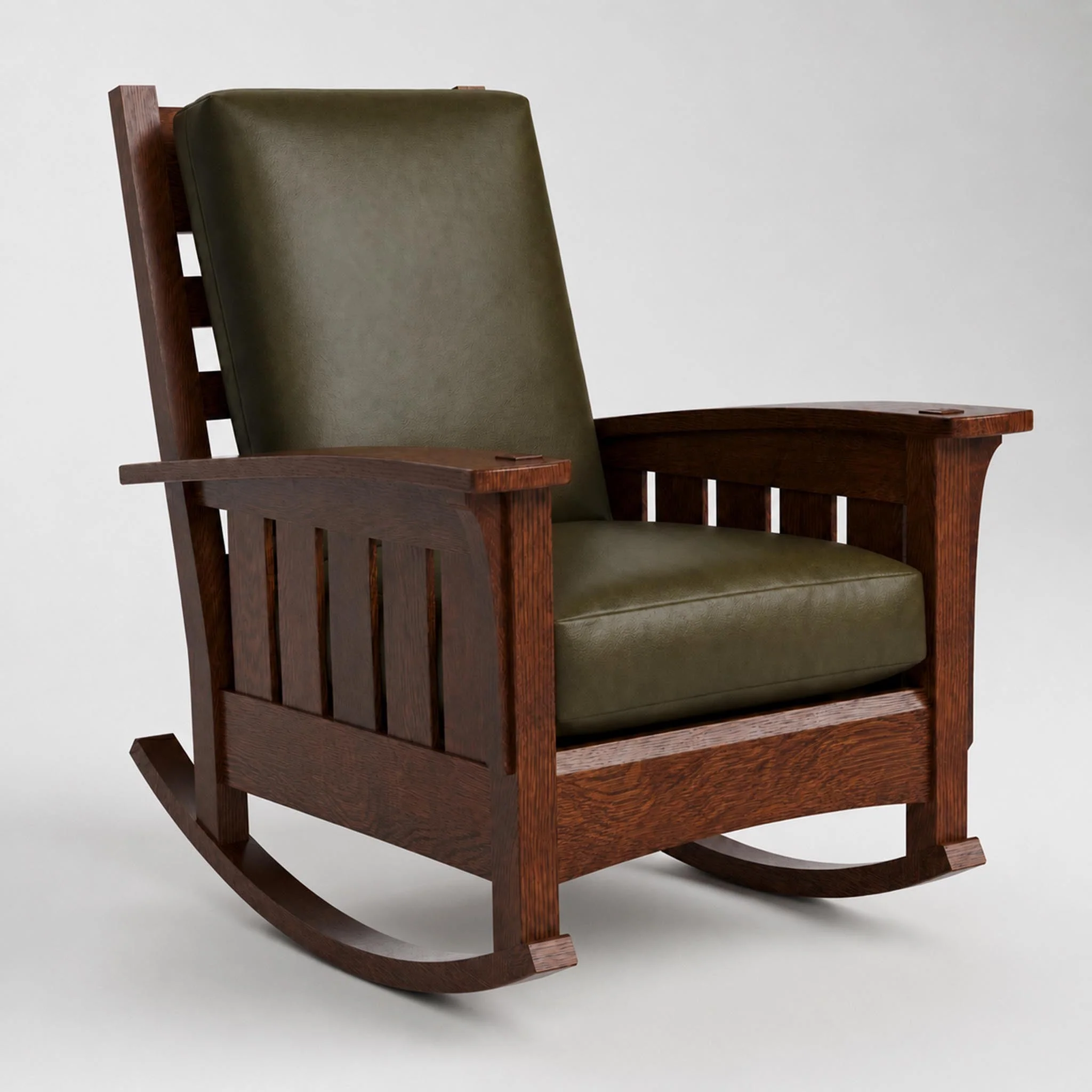 Bow Arm Rocker with Loose Cushion - Image 12