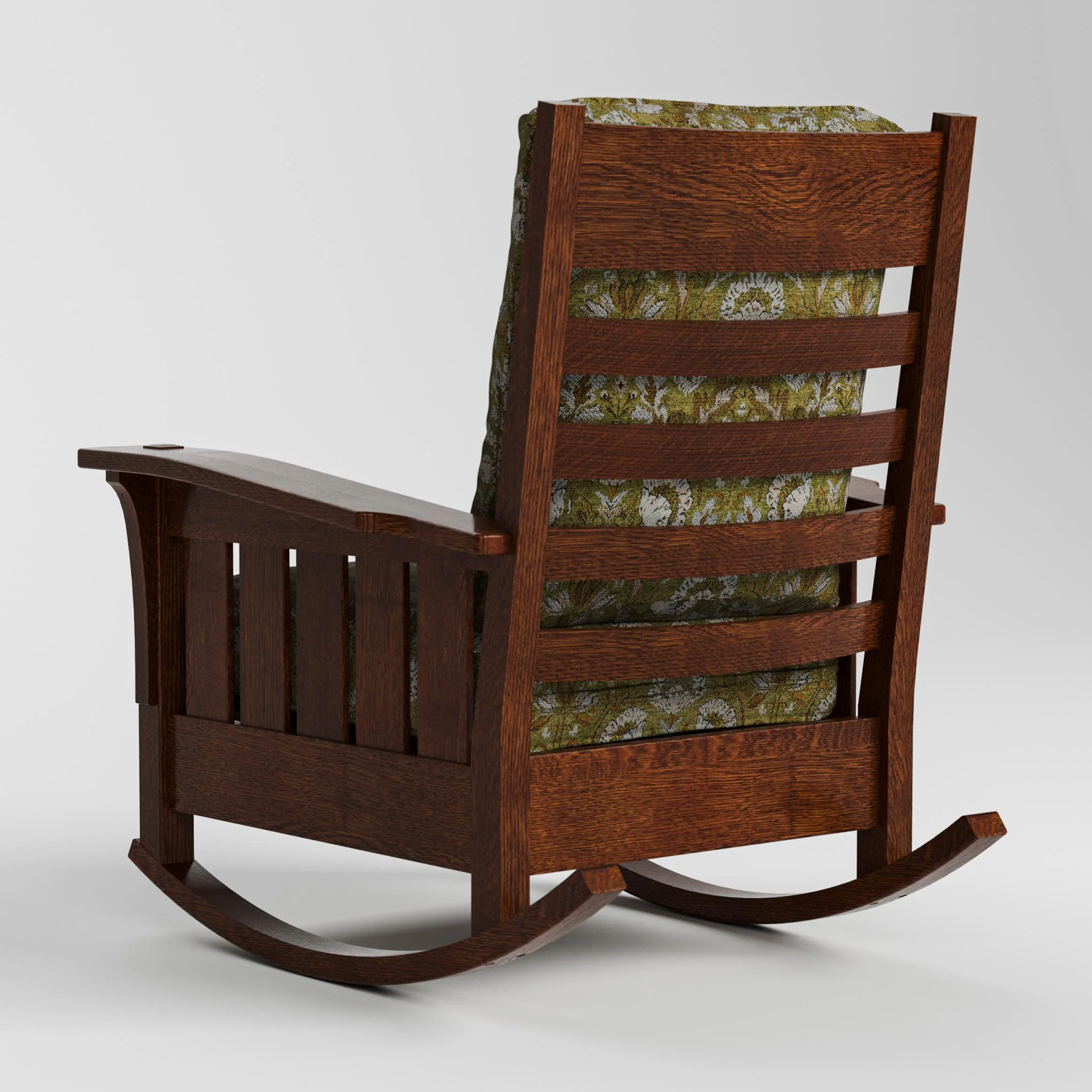 Bow Arm Rocker with Loose Cushion - Image 4