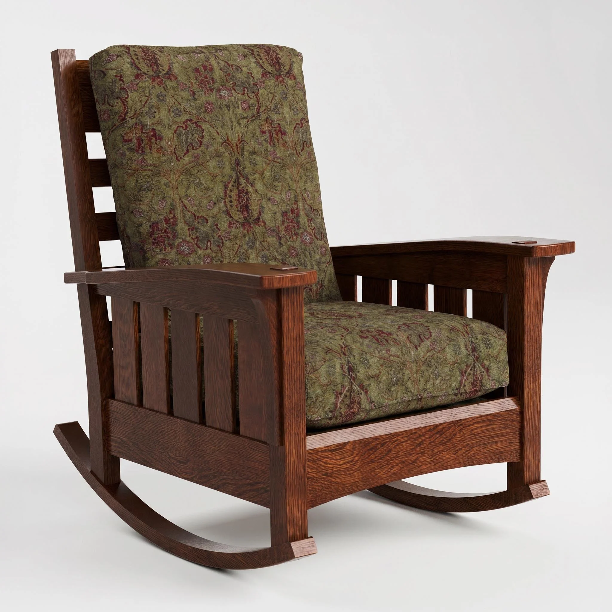 Bow Arm Rocker with Loose Cushion - Image 7