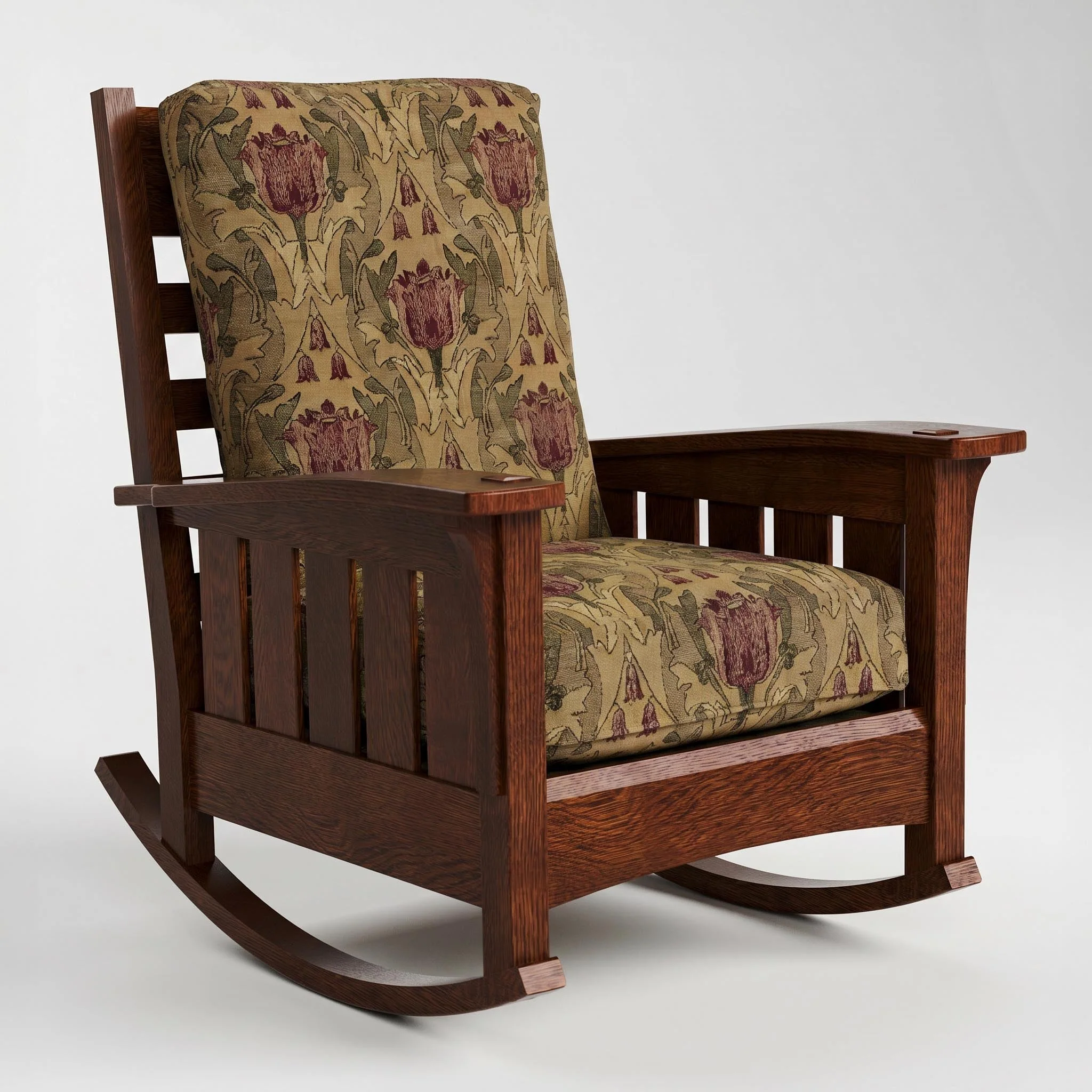 Bow Arm Rocker with Loose Cushion - Image 9