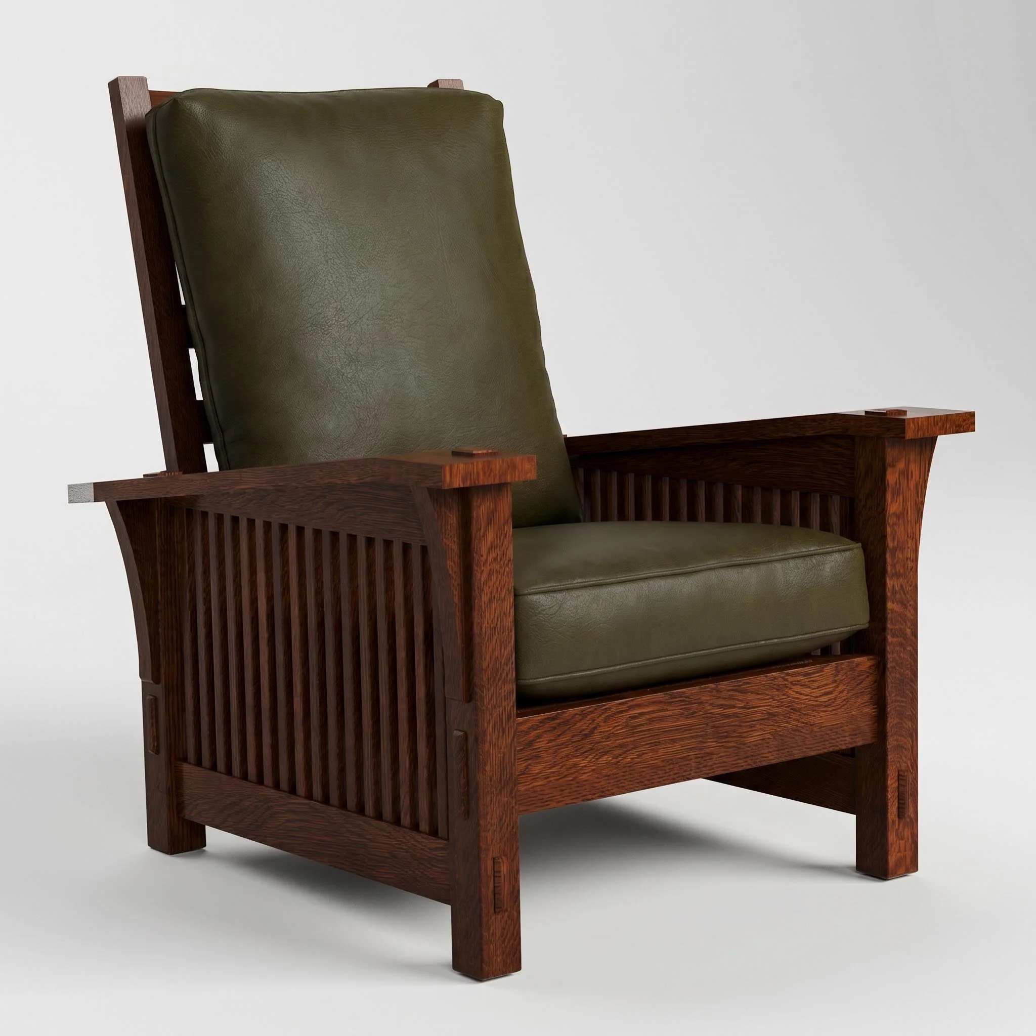 Spindle Morris Chair with Loose Cushion - Image 11
