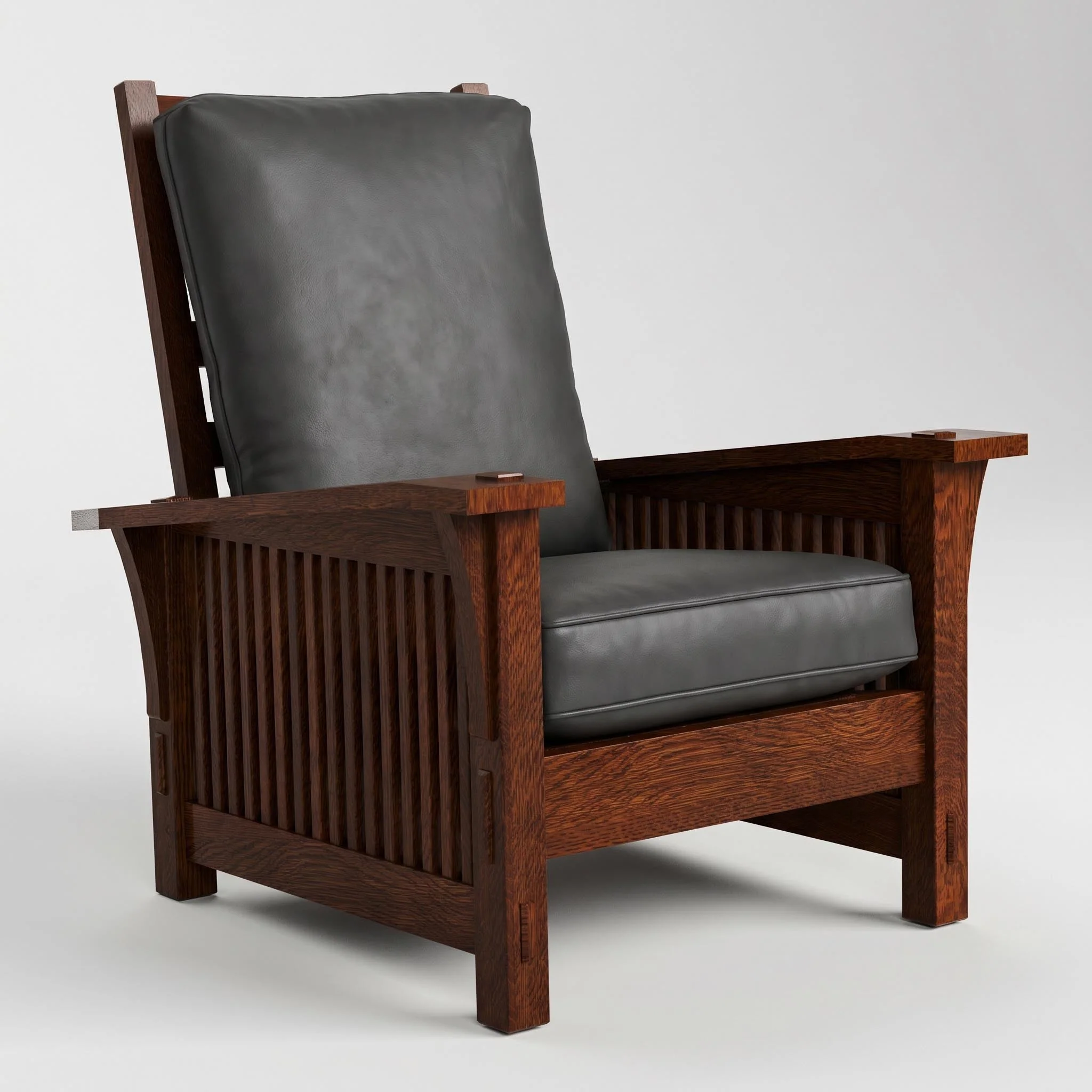 Spindle Morris Chair with Loose Cushion - Image 12