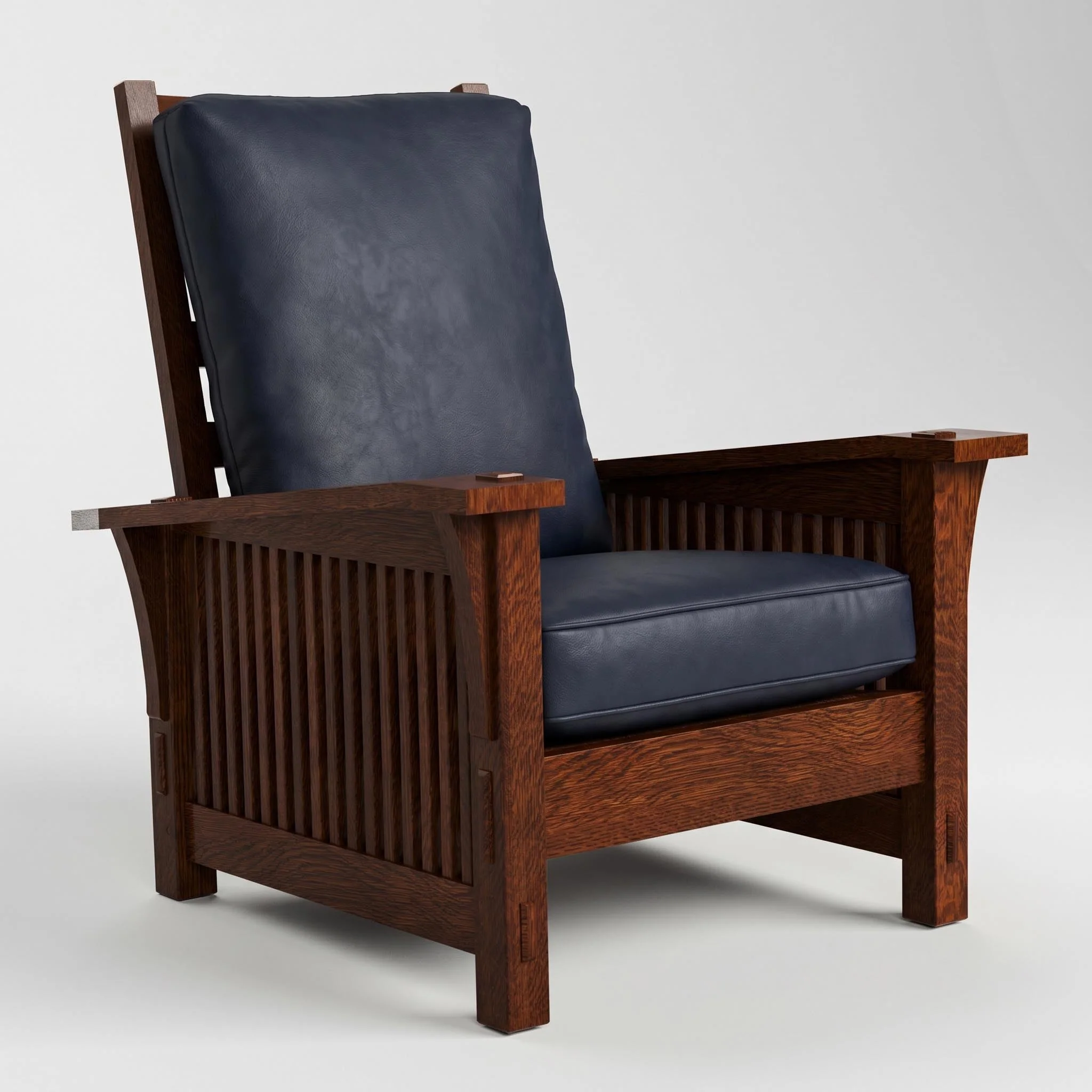 Spindle Morris Chair with Loose Cushion - Image 14