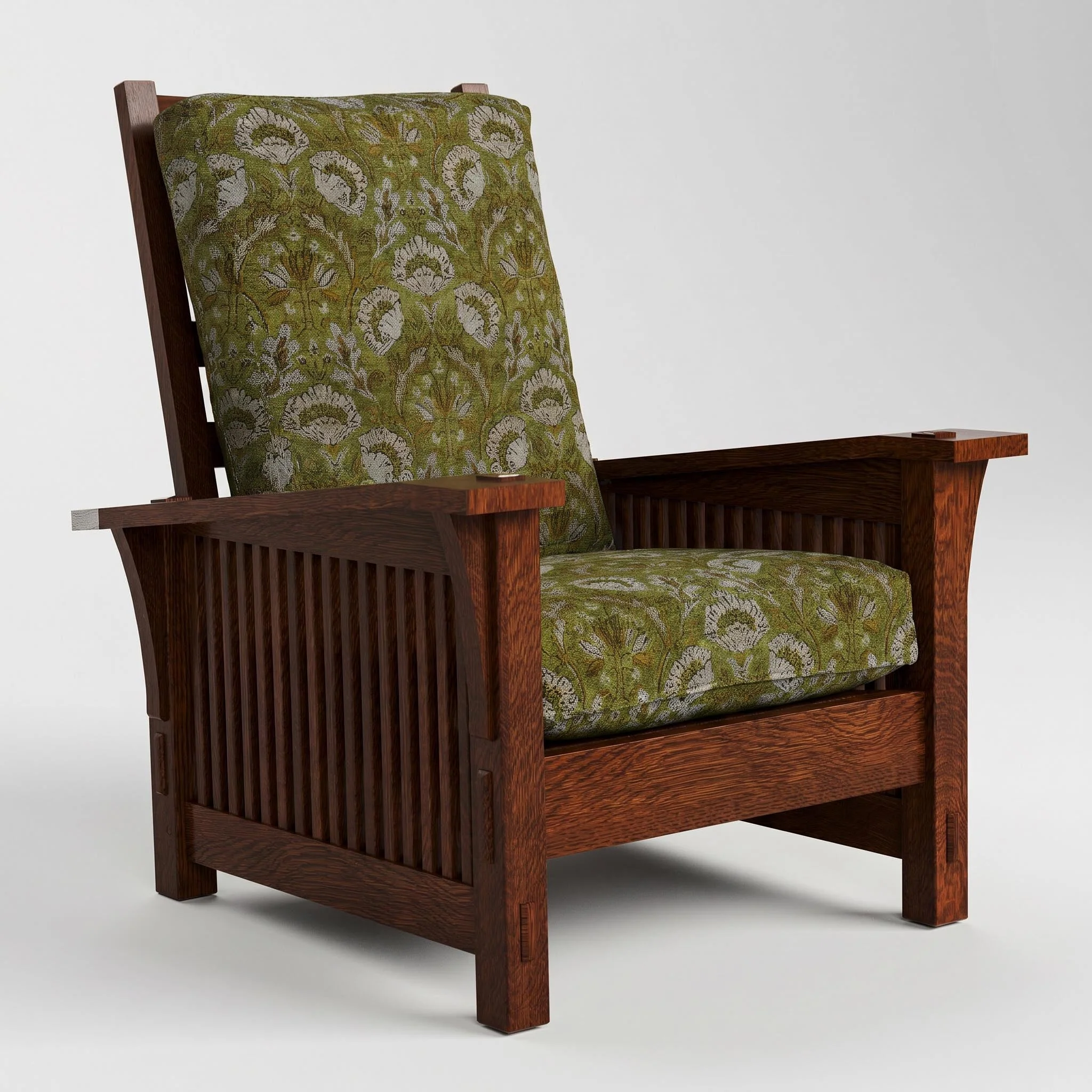 Spindle Morris Chair with Loose Cushion - Image 15