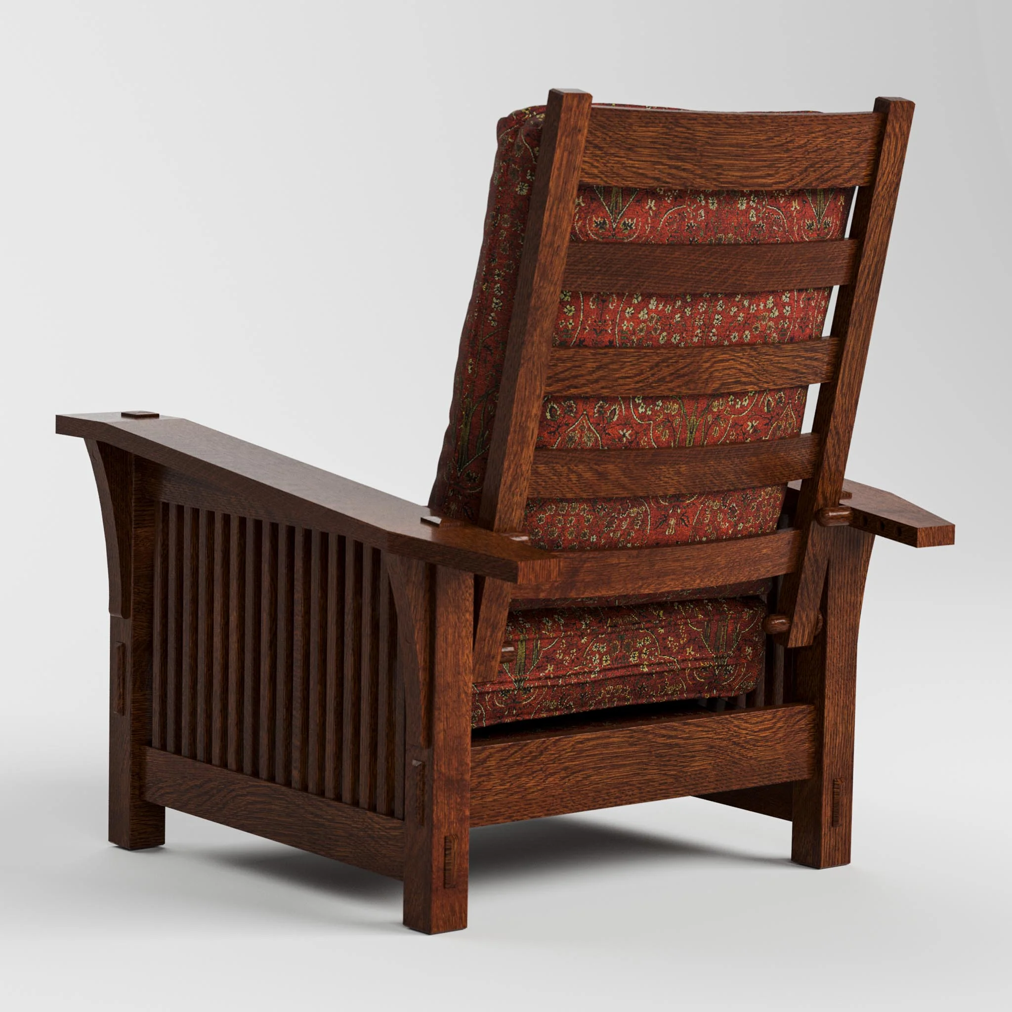 Spindle Morris Chair with Loose Cushion - Image 4